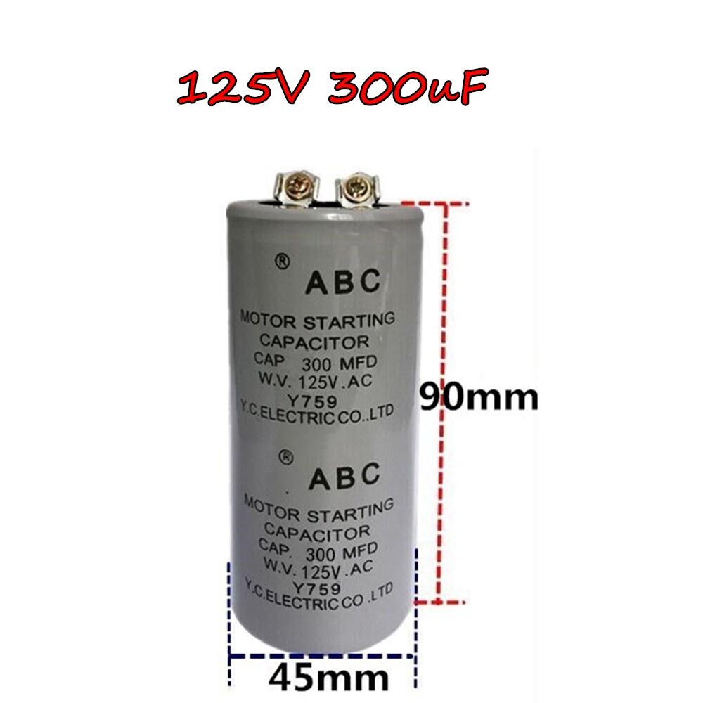 125V AC MOTOR STARTING CAPACITOR CD60 Screw Termi 100/200/300/400/500 uF mfd
