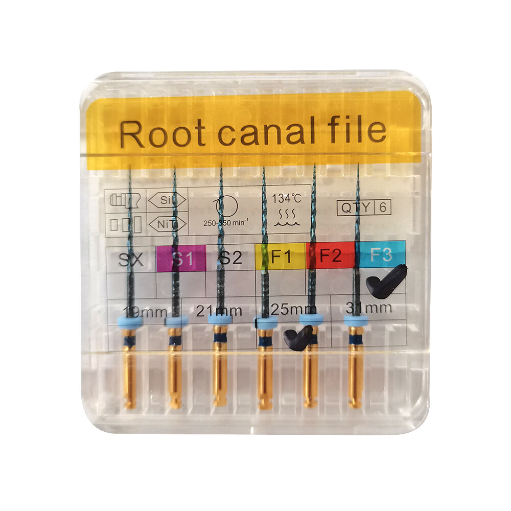 21/25/31mm SX-F3 Dental Endodontic Engine Use Root Canal Endo Niti Rotary Files