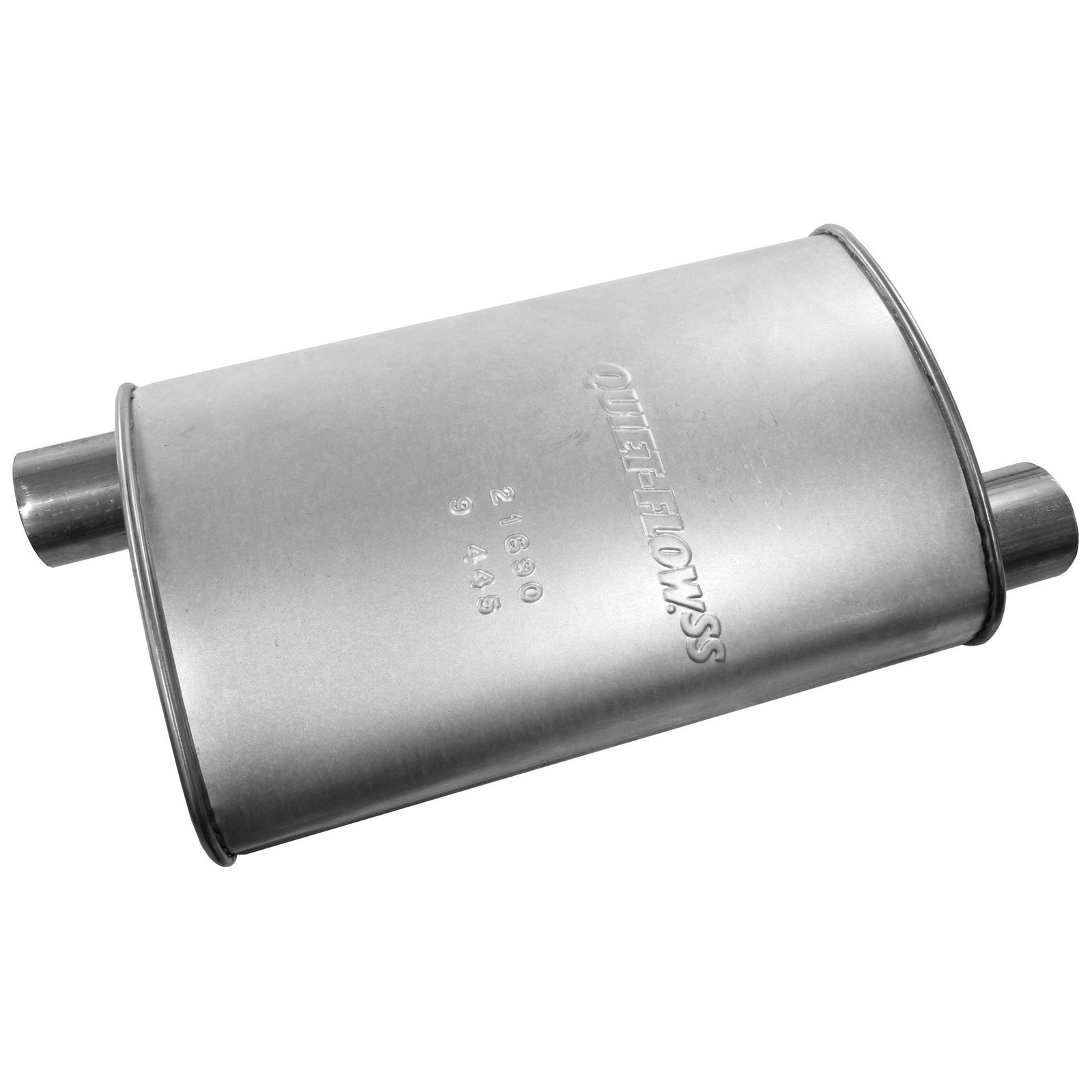 Walker 21690 Exhaust Muffler Stainless Steel Universal Weld-On 2.25in