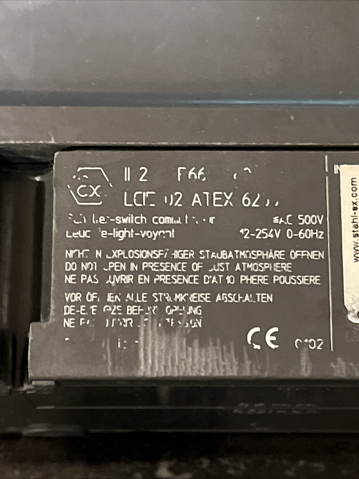 R STAHL 8040/124/C150 Haz Loc Push Button Station AB 800T-XA IP66 Ex