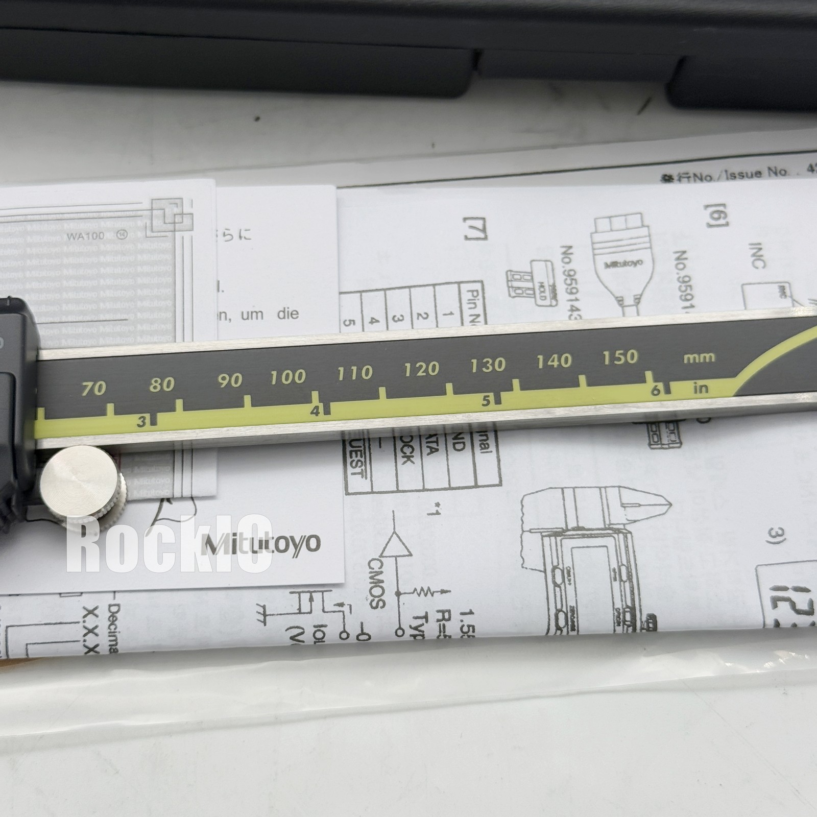 500-196-30 New Mitutoyo Digital Caliper | 0-6″ (150mm) | Absolute Encoder