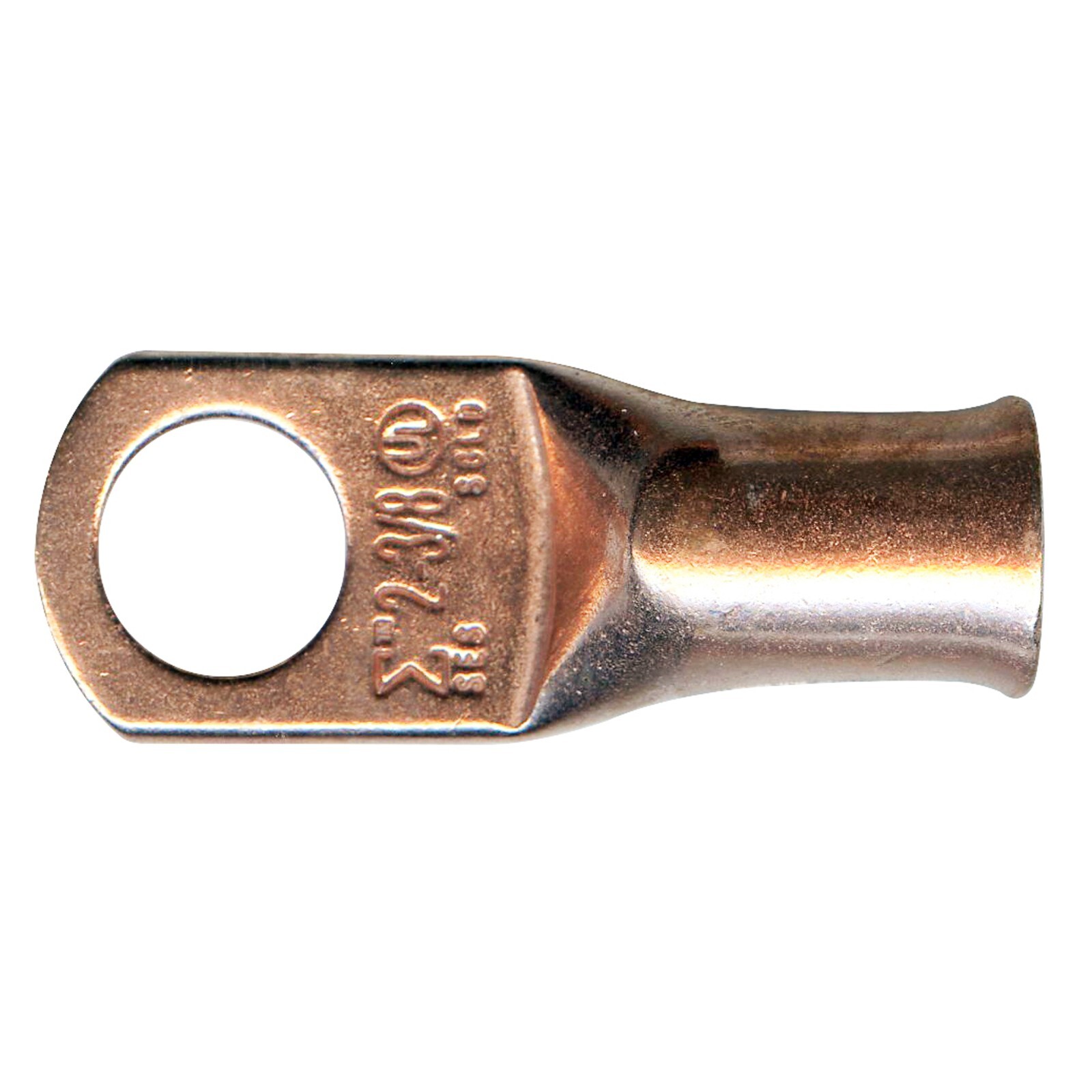 (10) Copper Lug 2 AWG Gauge 3/8″ Ring Wire Terminal Battery Cable Connector USA