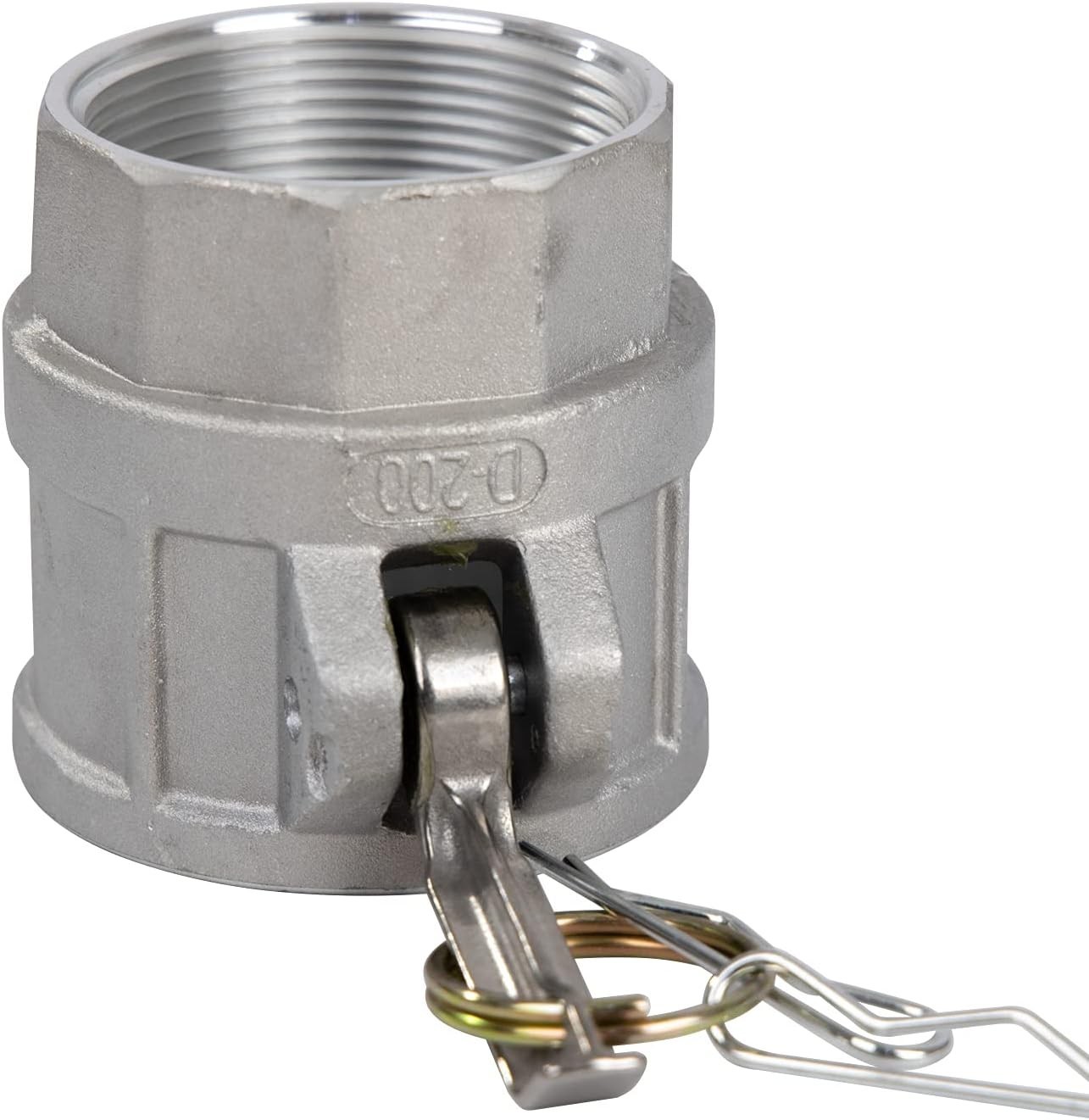 2 Pack 2″ Aluminum Camlock Fitting Type D Female Coupler x Female NPT Cam Lock