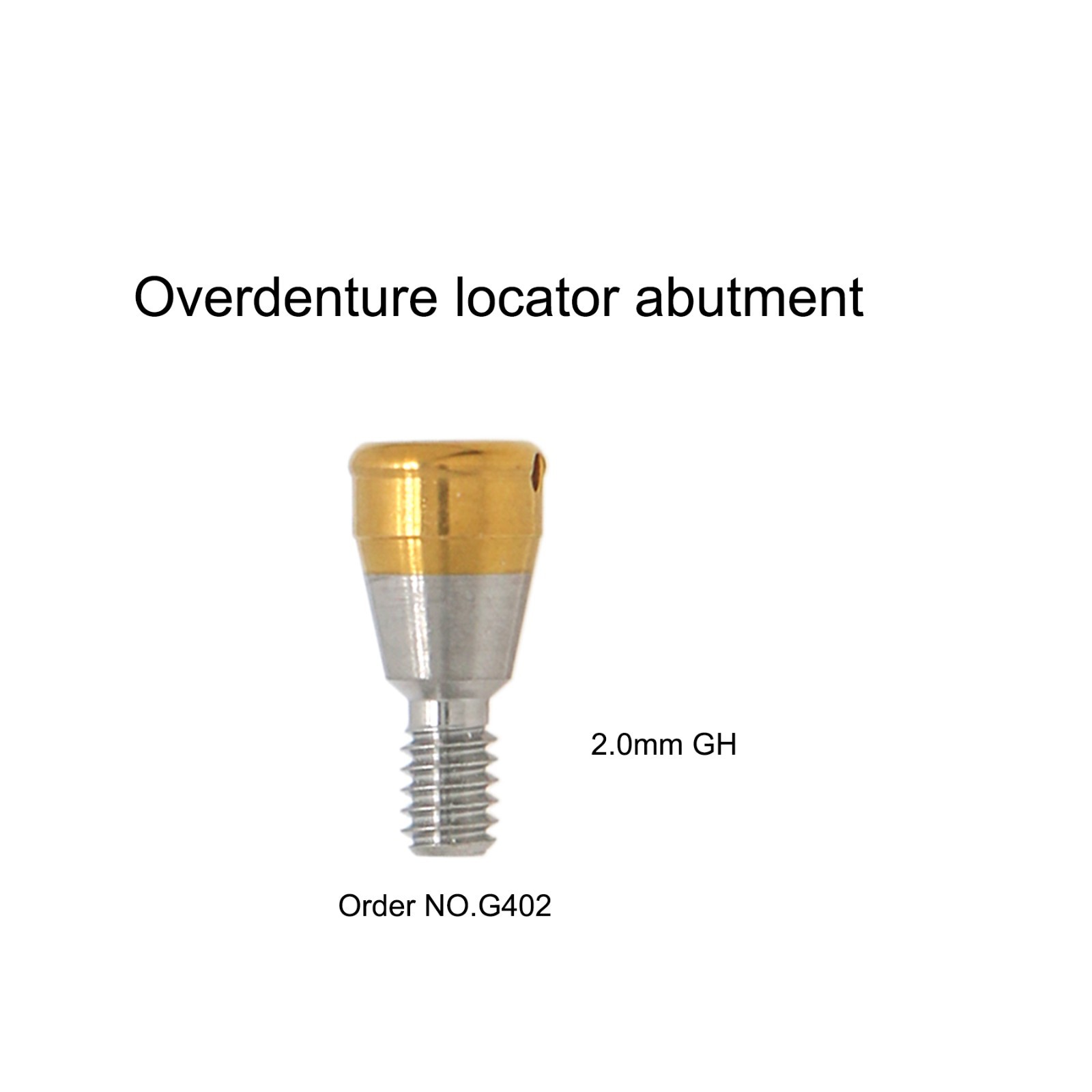 US Dental Locator/Healing Abutment Male Cap Insert for DIO UF II Regular Implant