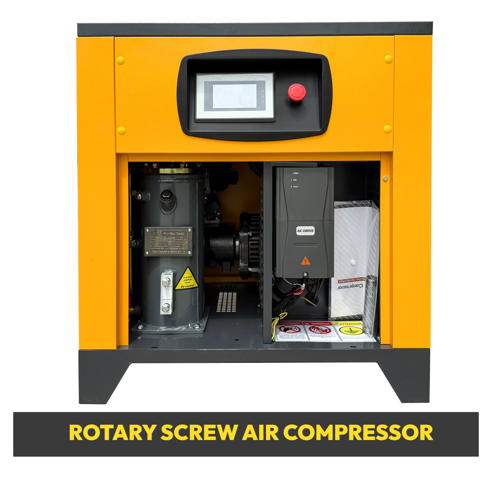 2025 LRSD 10 HP Rotary Screw Air Compressor VFD 230V Single Phase 38CFM 125PSI