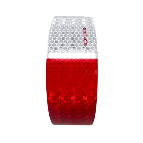 Conspicuity Tape DOT-C2 Approved Reflective Trailer Red White 2”x150’ -1 Roll