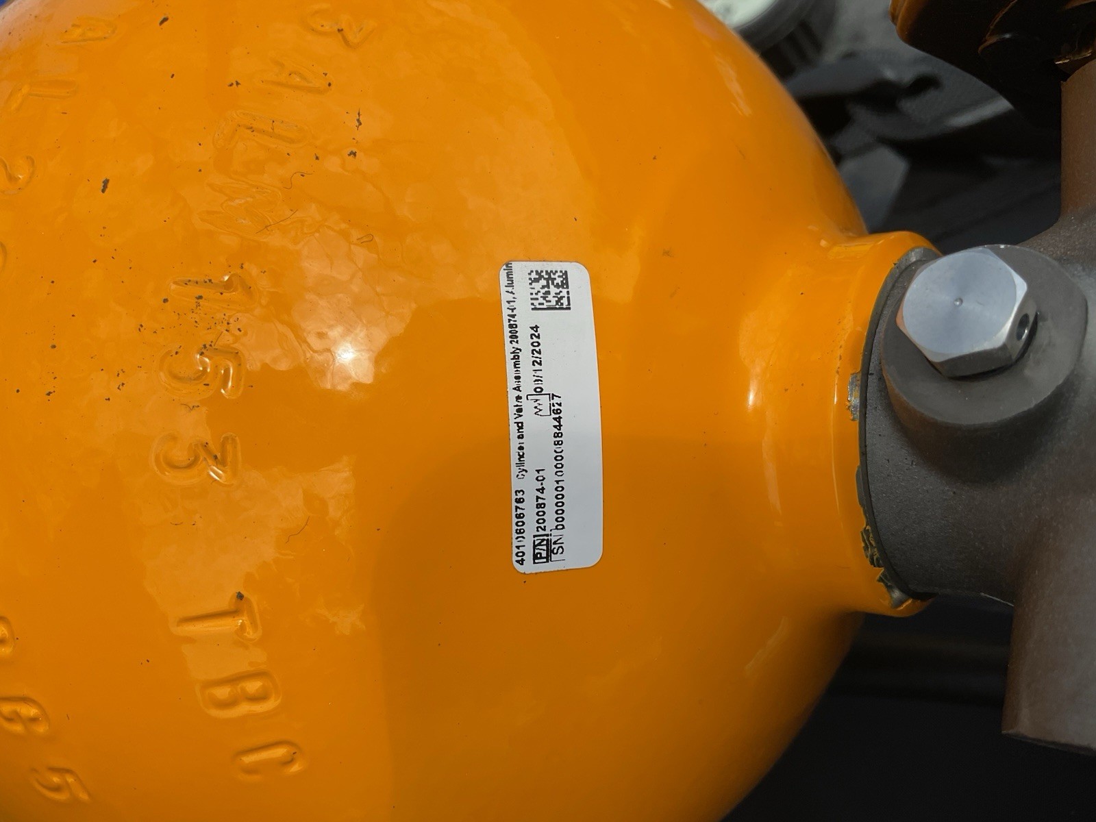 3M Scott 2216 PSI SCBA Air Cylinder W/Hard Case P/N 200874-01 Empty Hydro 11/24