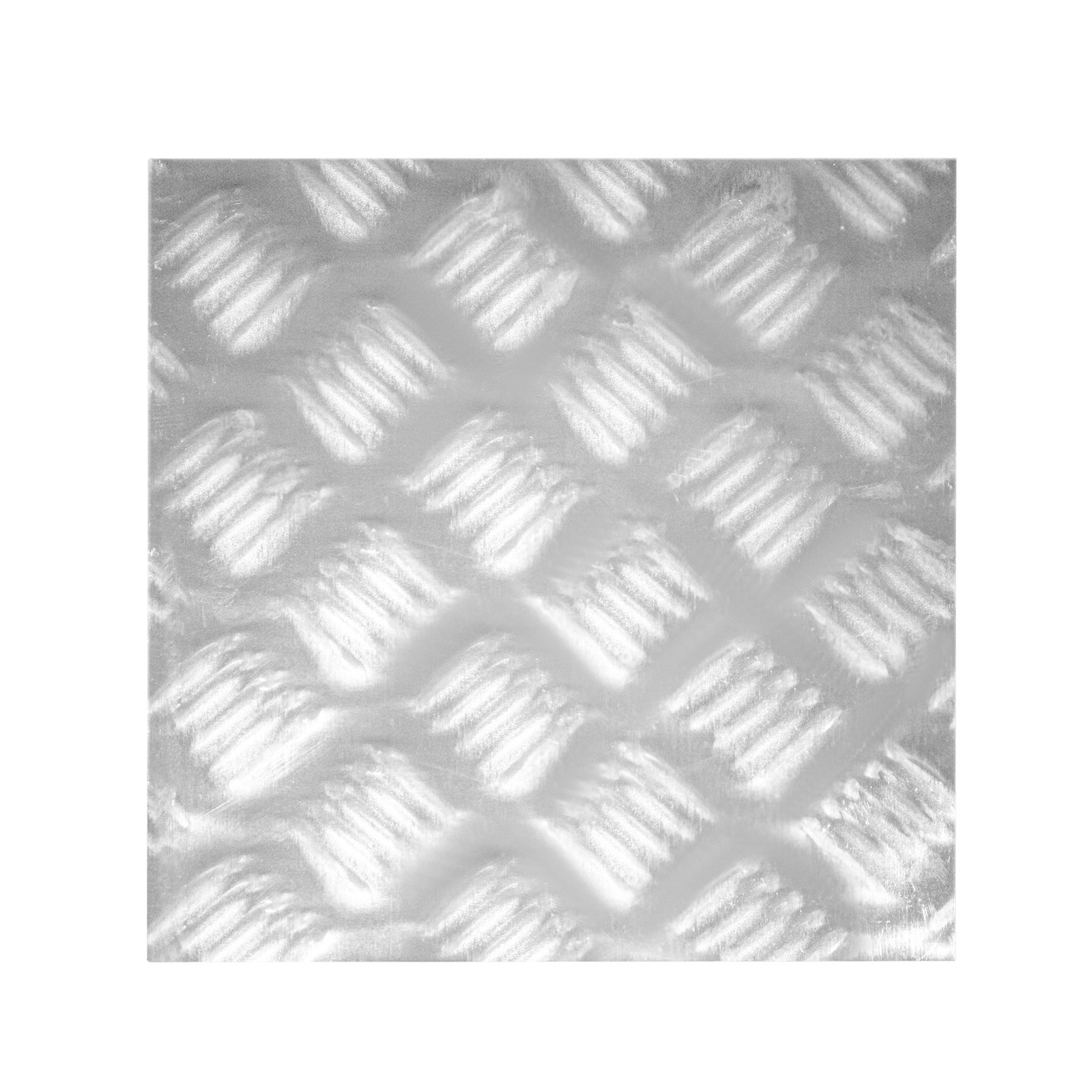 Truck‑Body Repair Aluminum Board, Square 5 Bar Tread Metal Plate 10.6″x10.6″