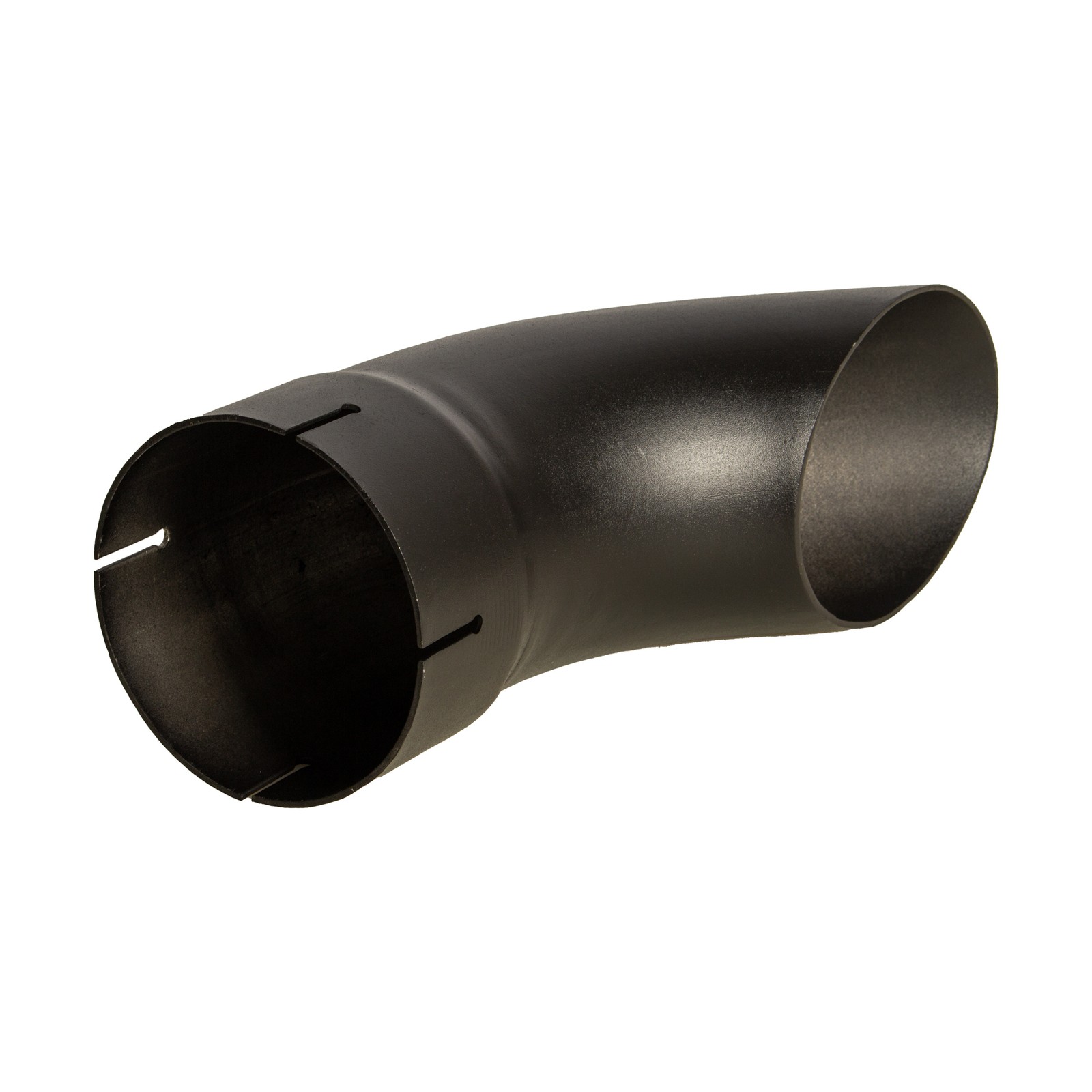 Universal Exhaust Stack Bended End Pipe Curved Black 4-1/2″ x 12″ for Tractors
