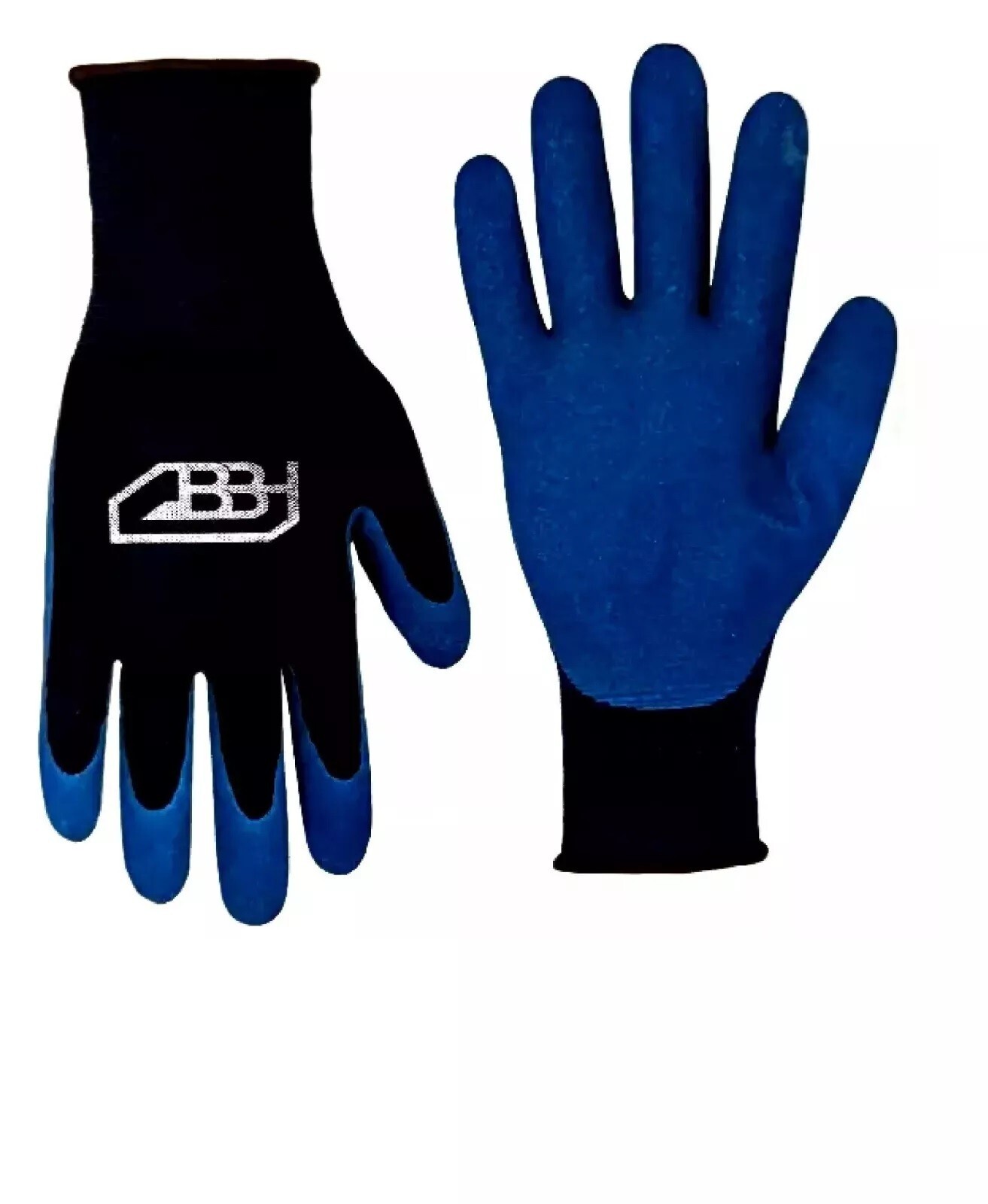 BBH Spring Work Gloves Latex Coated Multicolor 10 Pairs, size M; L or XL