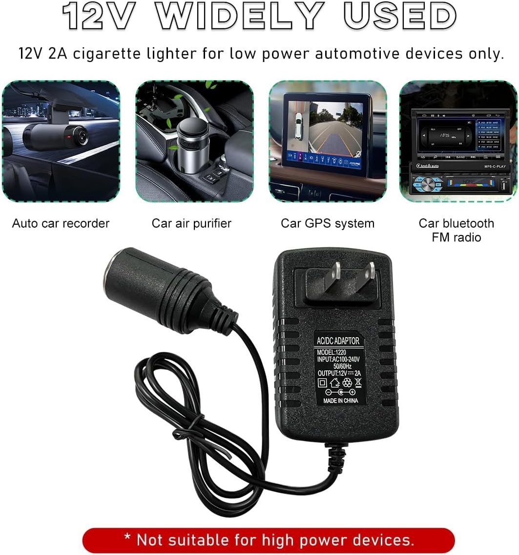 AC to DC Converter, 100-240V to 12V 2A 24W AC/DC Converter, Auto AC/DC Power …