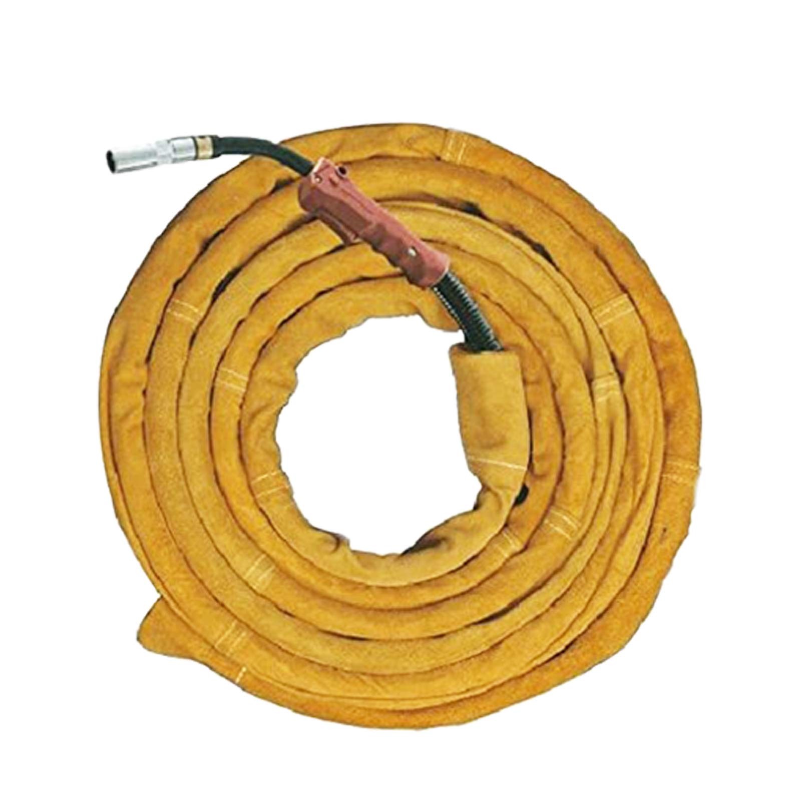 AP AllyProtect TIG MIG Plasma Cable Sleeves Welding Lead 11.5 FT, golden