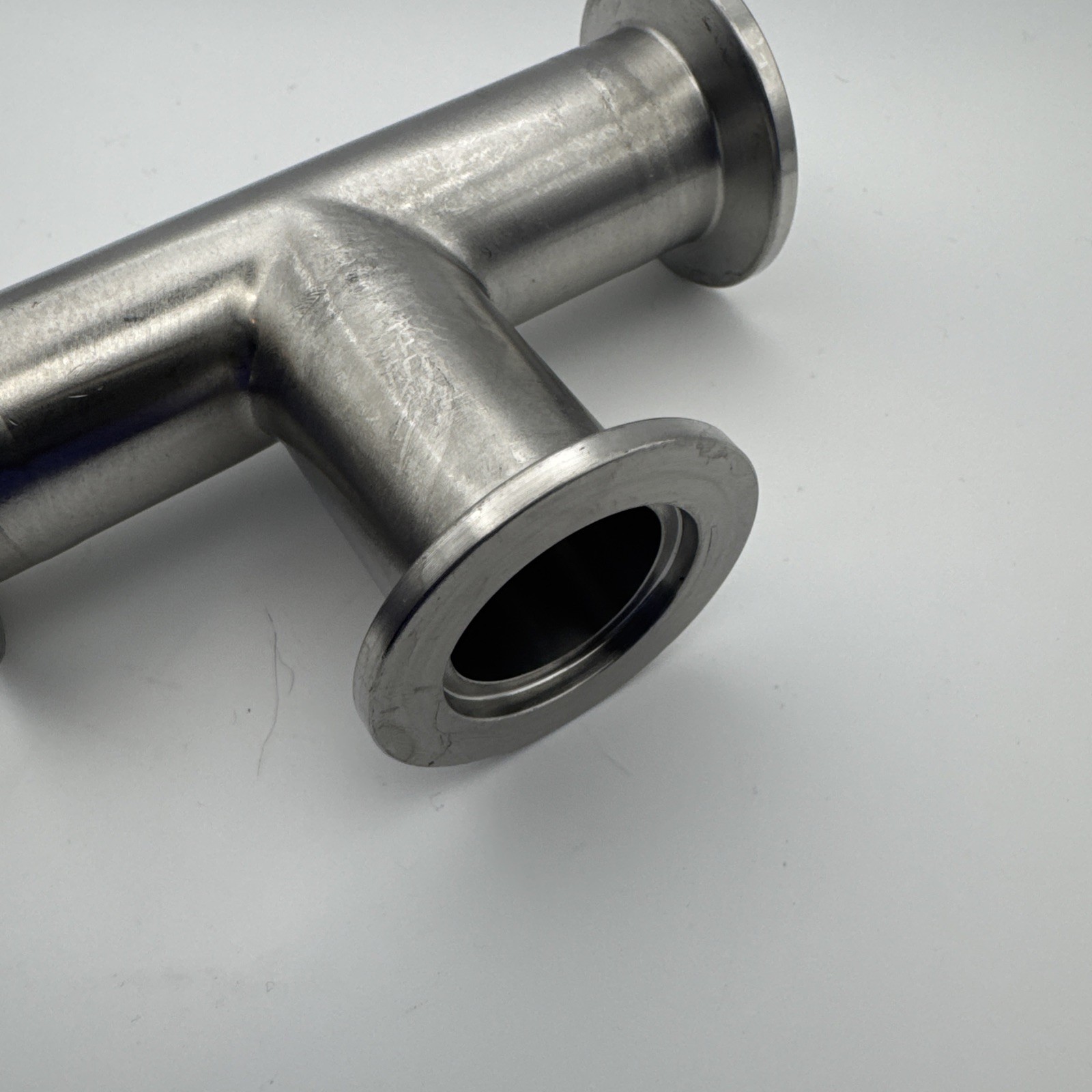 KF25 (NW25) Stainless Steel 3-Way Tee Vacuum Fitting – ISO-KF Flange Adapter