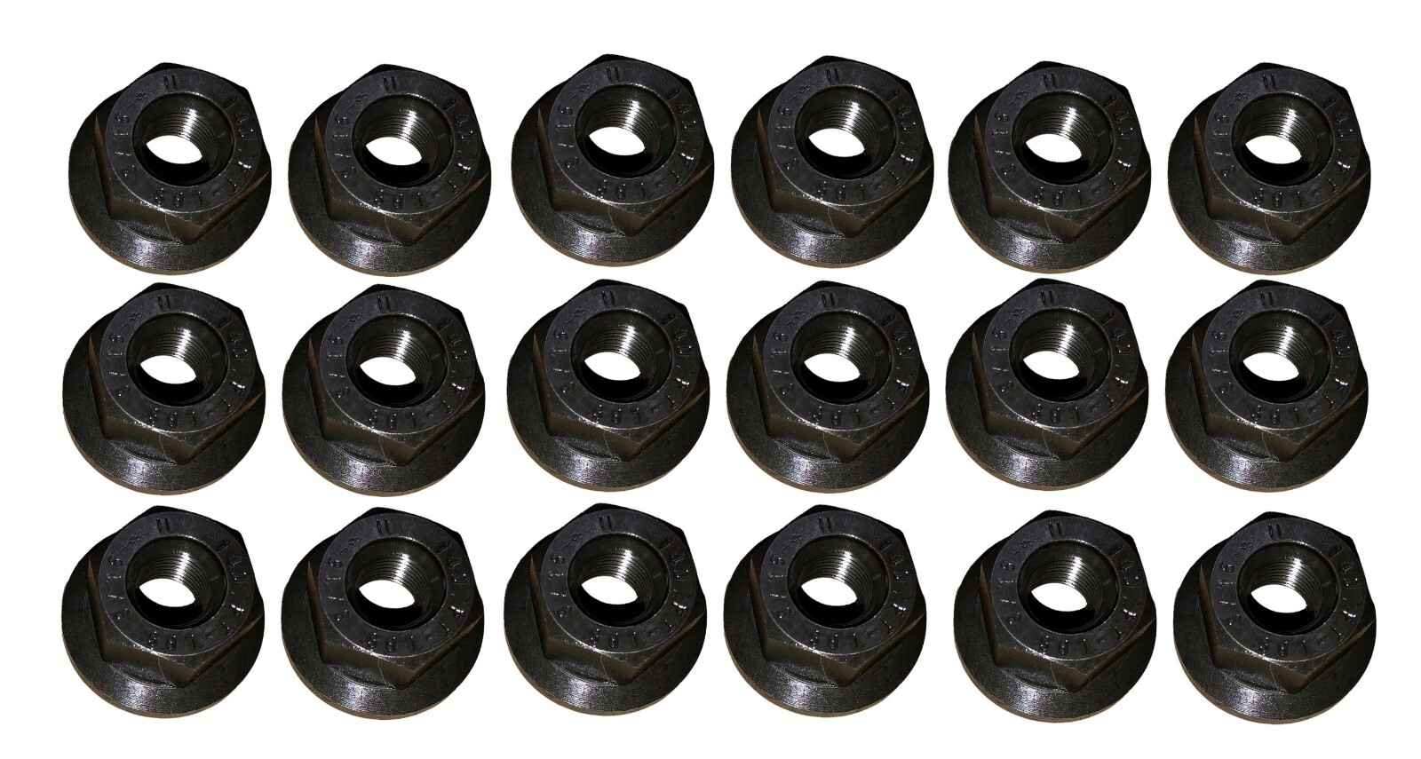 (16) 9/16″ Swivel Flange Nuts for 7k – 8k Trailer Axles use with 17.5″ Wheels