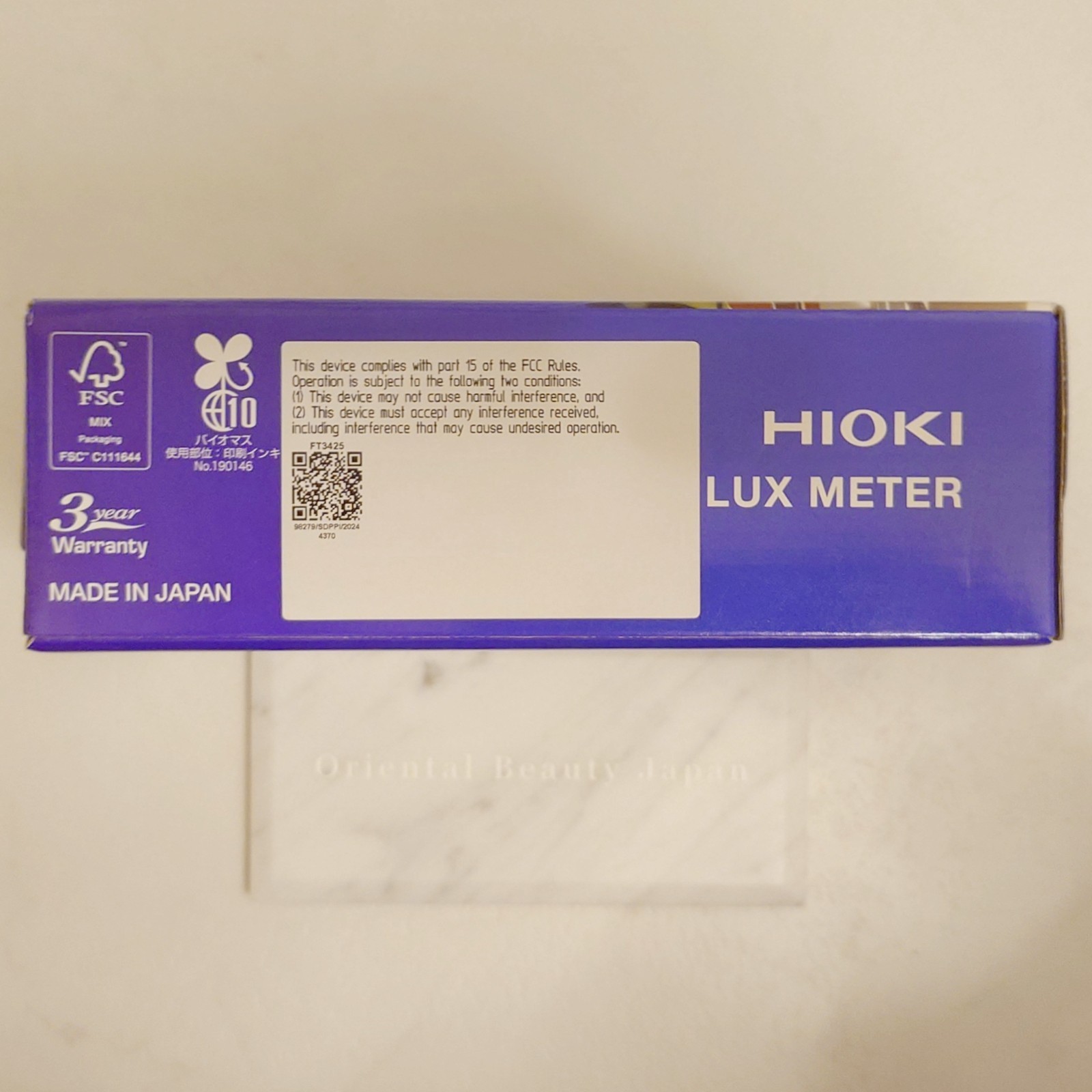 Hioki FT3425 Lux Meter Equipped with Bluetooth wireless technology Japan Fedex