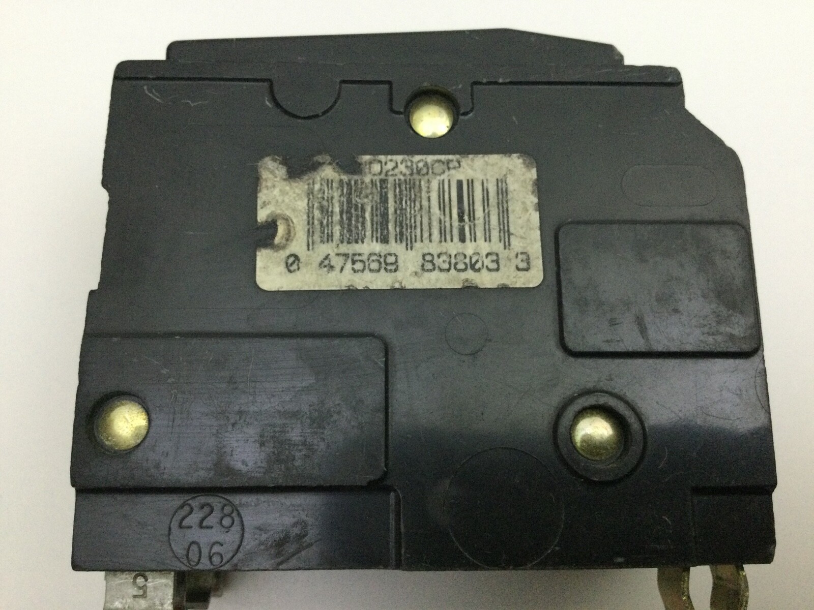 SQUARE D QO230 30 amp 2 pole Type QO Circuit Breaker YELLOW FACE