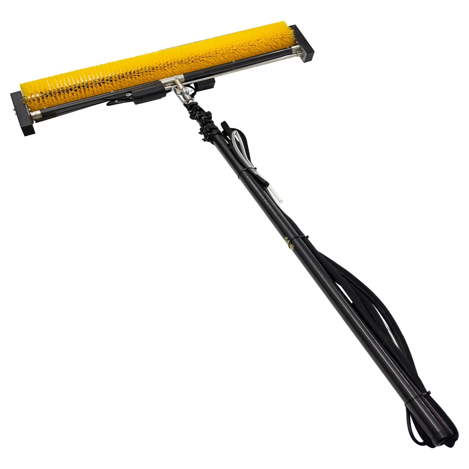 11.5FT/3.5Meters Automatic Solar Panel Cleaner Electric Roller Brush with 110V