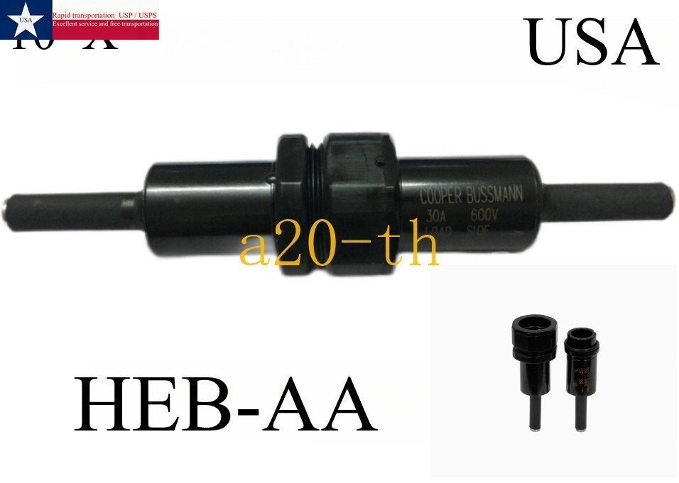 10PCS Eaton Bussmann HEB-AA 600V 30A Inline Fuse Holders Free Shipping USA