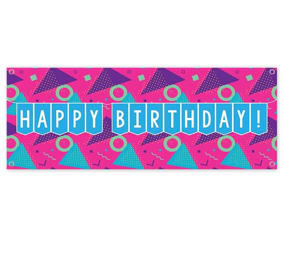 HAPPY BIRTHDAY CLEARANCE BANNER Advertising Vinyl Flag Sign INV