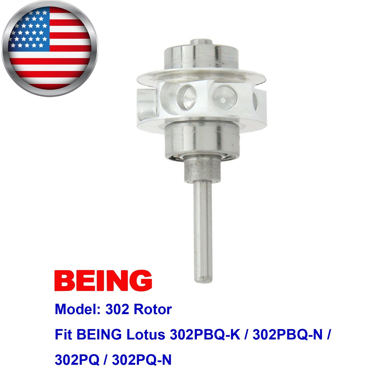 BEING High Speed Handpiece Dental Non-optic Turbine NSK Phatelus Coupler 4 Hole