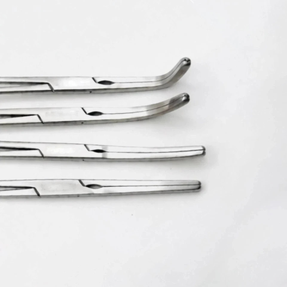 Set of 4 Zeppelin Z Hysterectomy Clamps TC OB/GYN Gynecology Surgical Forceps