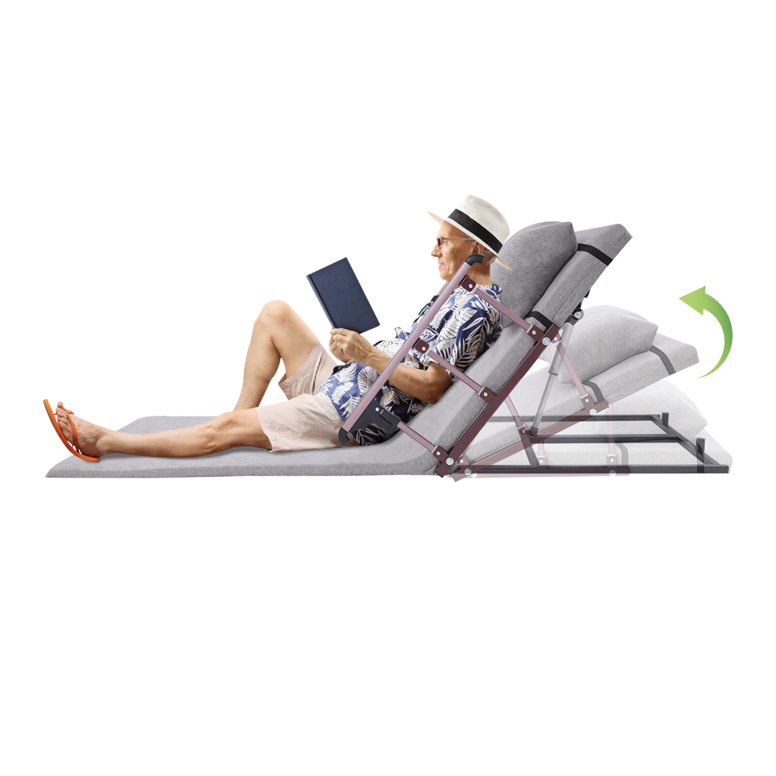 Electric Lifting Bed Backrest Elderly Adjustable Back Rest ed Sitting Backrest