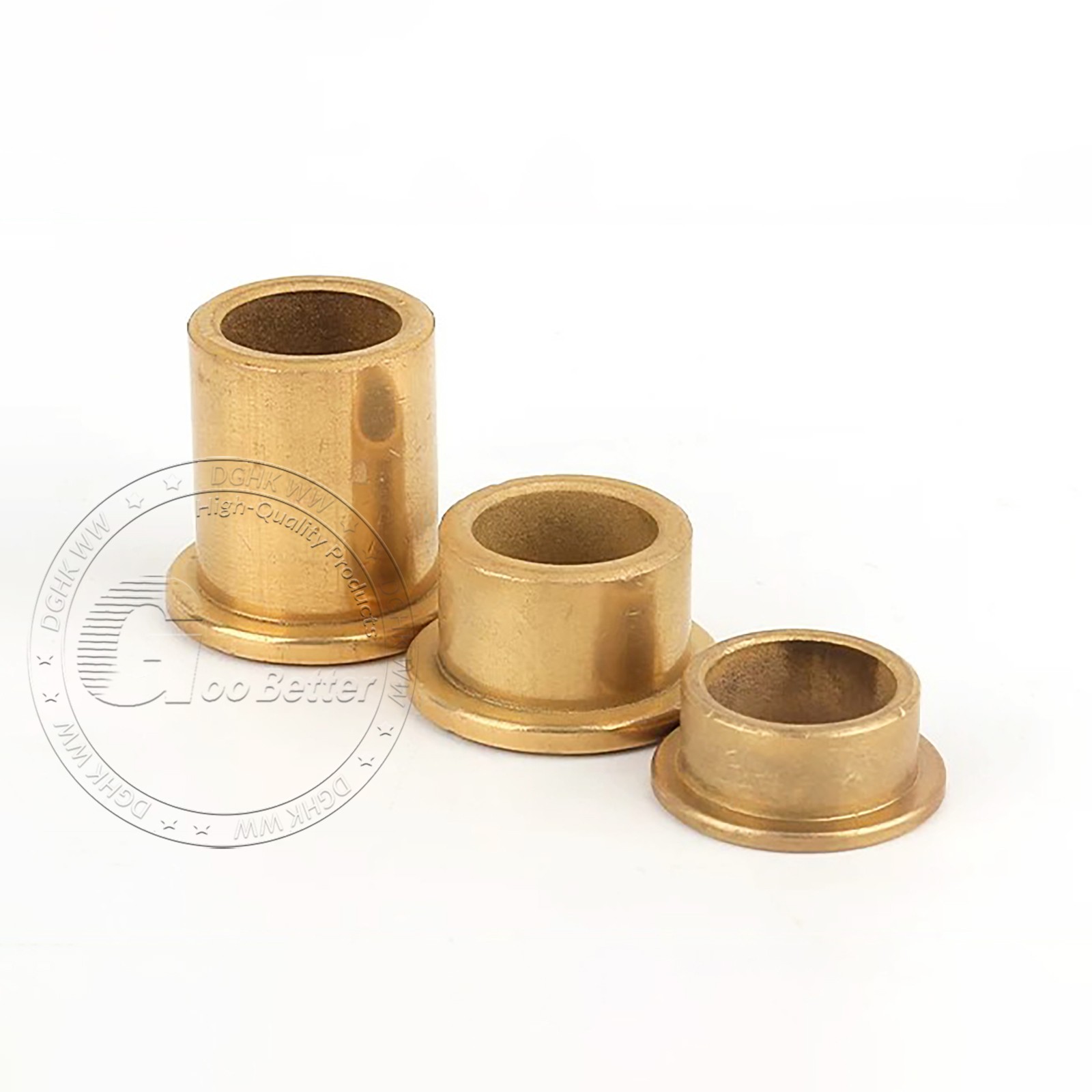 Flange Bushing Sleeve Self Lubricating Bearing Bushing ∅5-60mm Sintered Bronze