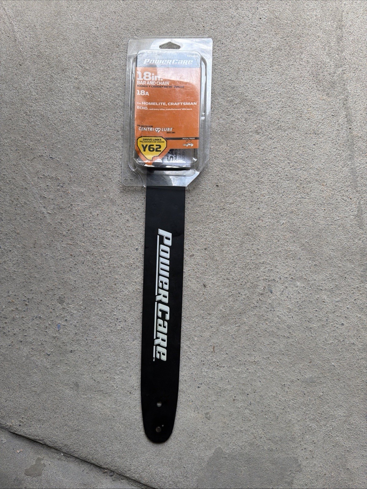 PowerCare 18 In. Y62 18A Bar & Chain Combo 3/8″ Pitch .050 Gauge 463-468 New