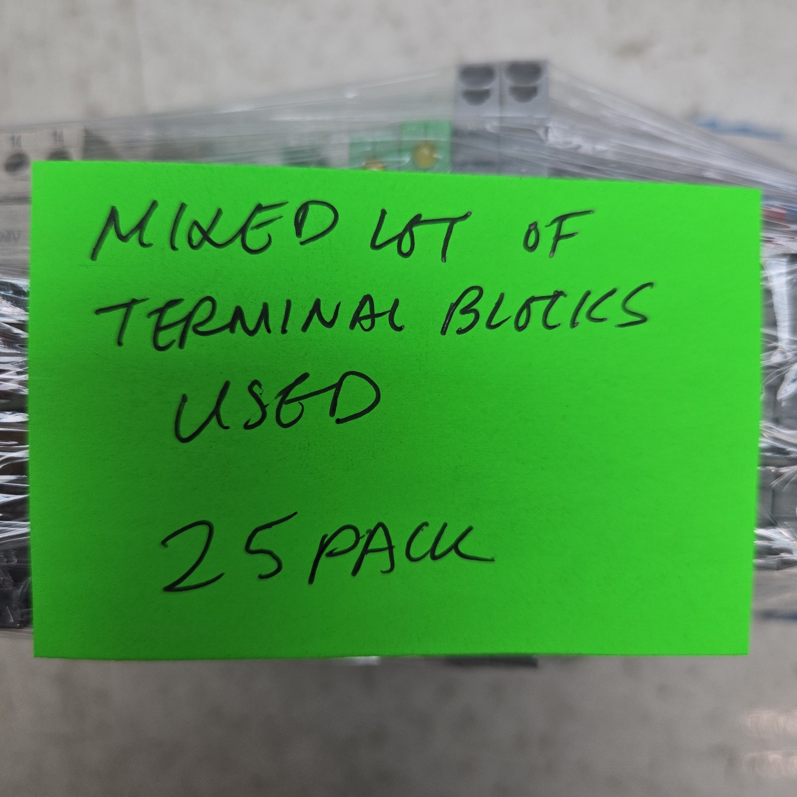 Mixed Lot of 25 Relay Socket Terminal Blocks Omron Phoenix Contact Wago Finder