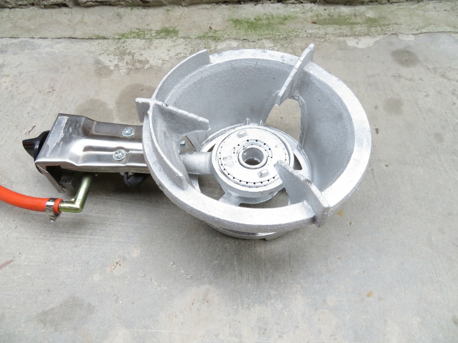 Compact 9″ High Pressure Propane Cast Iron Wok Stove Burner with Piezo Igniter