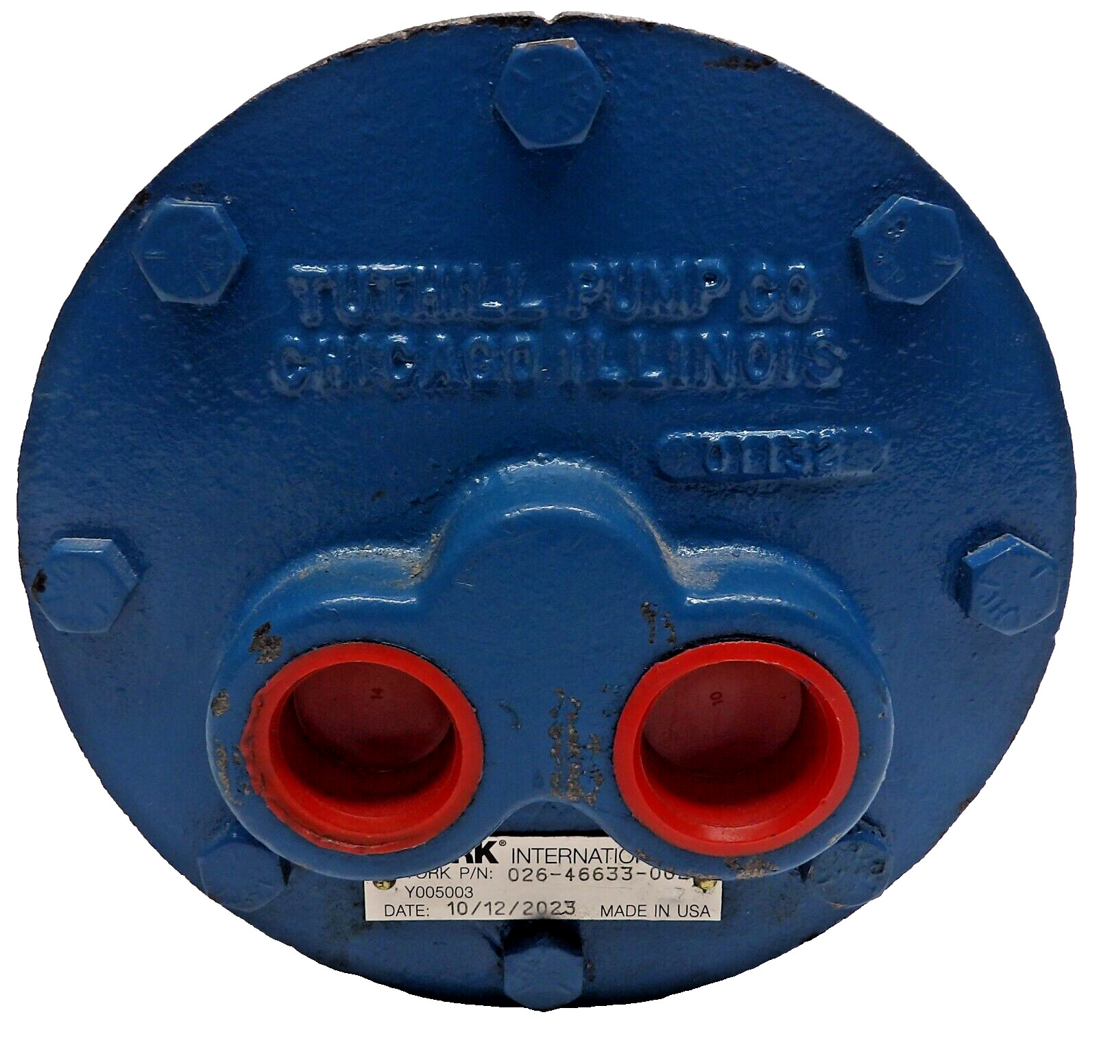 YORK 026-46633-002 Explosion Proof Motor & Pump 2HP Haz Loc – DAMAGED WIRING