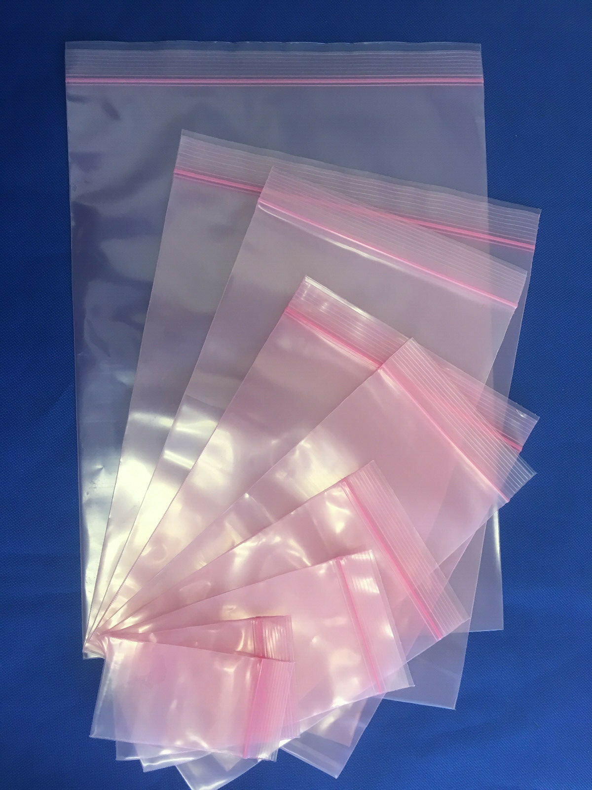 Elkay Plastics Pink Anti-Static Seal Top 4Mil ZipLock Reclosable Poly Bags 4 Mil
