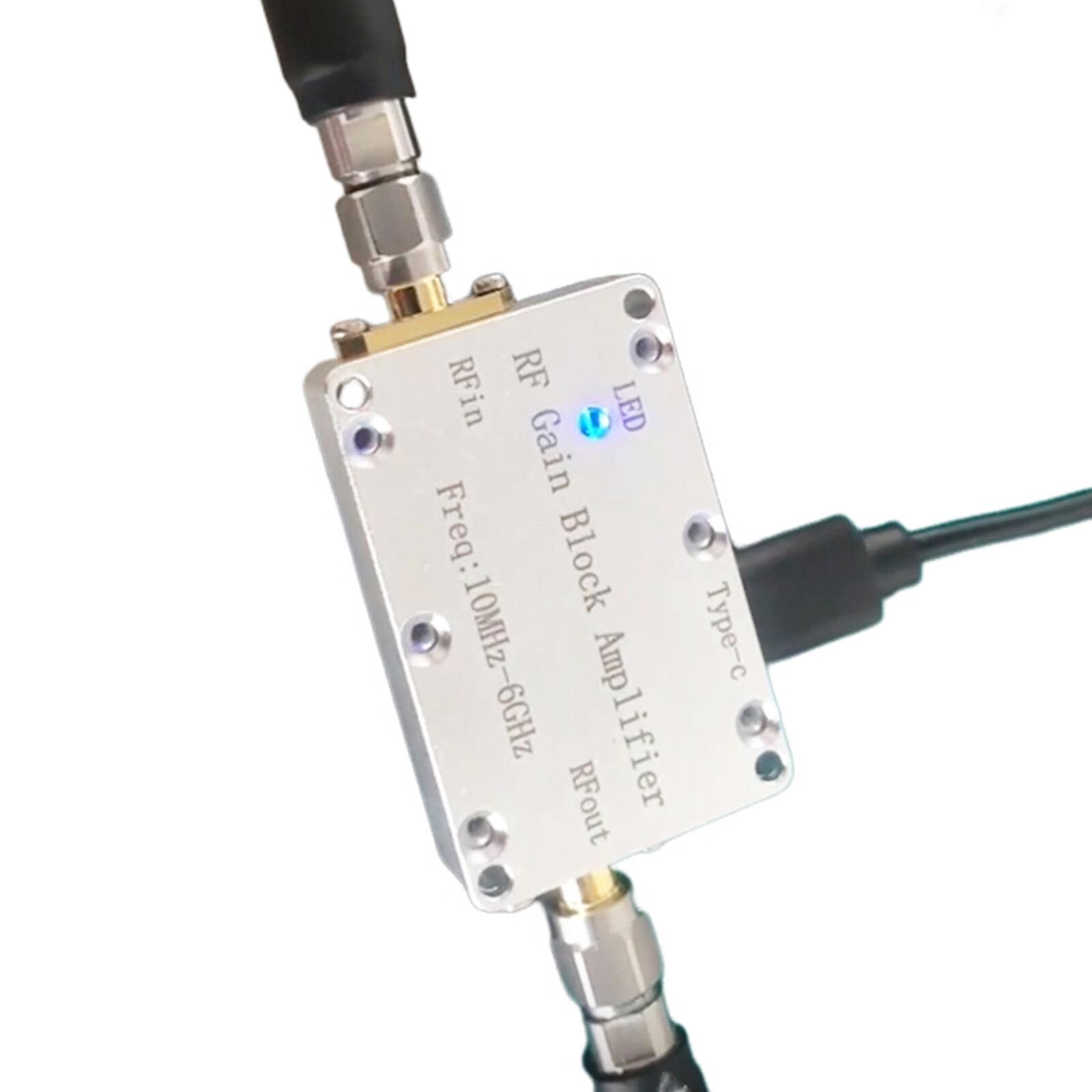 10M-6GHz RF Amplifier 40dB High Gain Driver Receiving Amplifier Signal Module US
