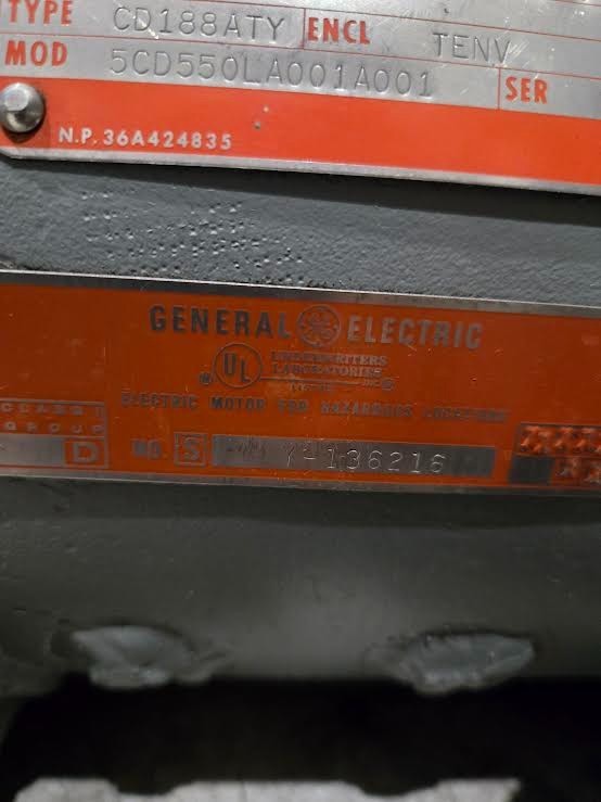 GE 1 HP KINAMATIC DIRECT CURRENT MOTOR 5CD550LA001A001 CD188ATY 180V NEW $1999