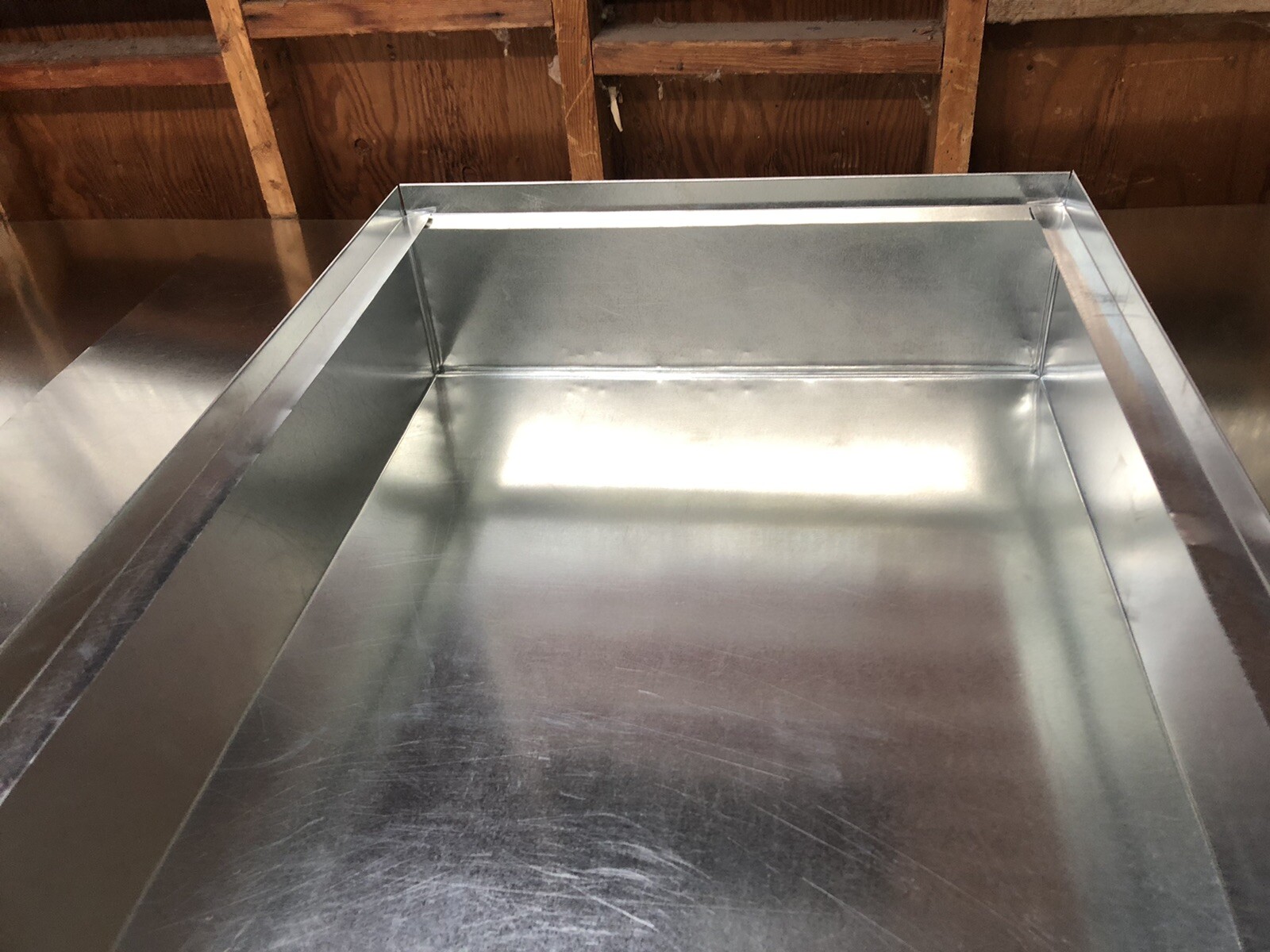 21 1/4 x 29 x 10 tall furnace stand return air box duct hvac