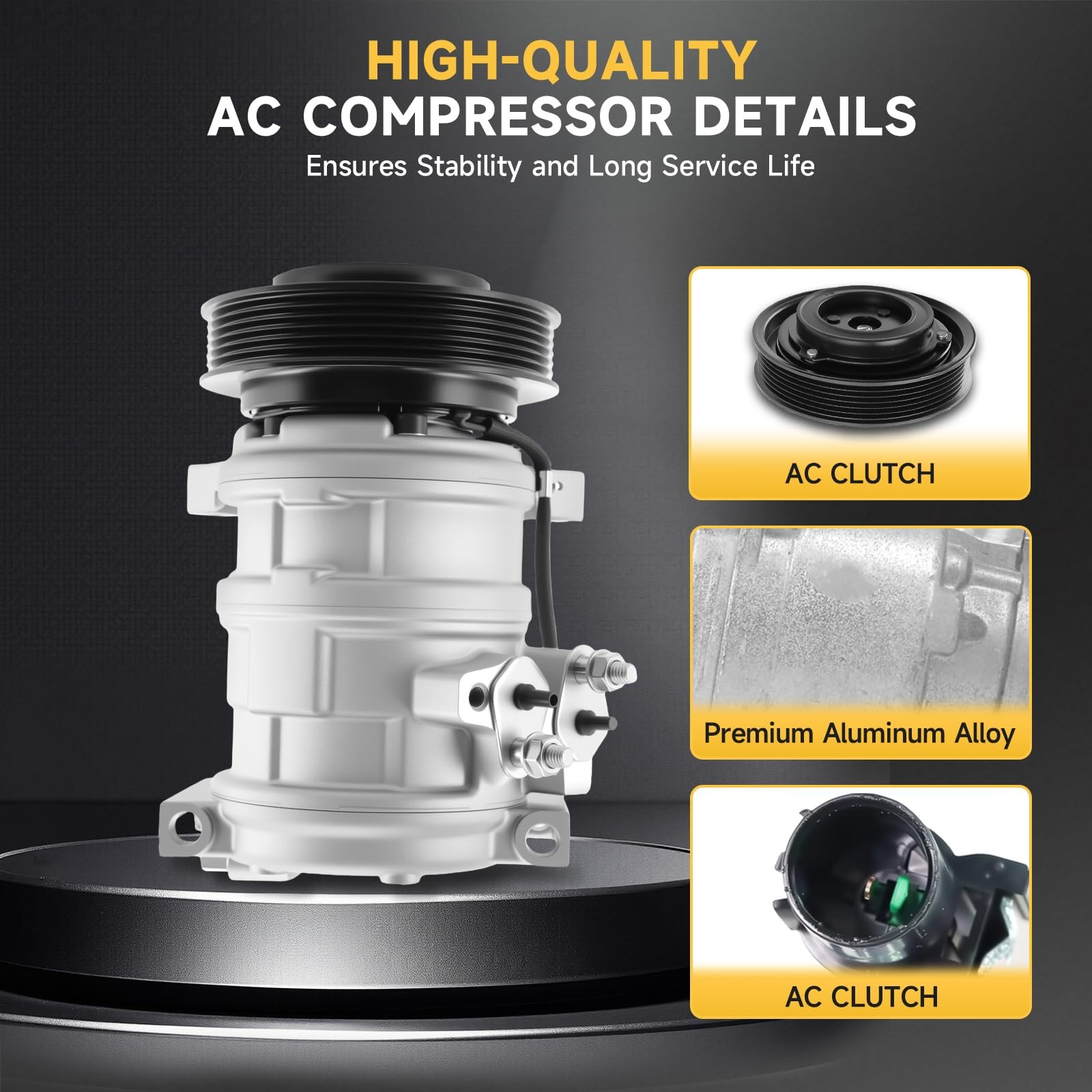 A/C Compressor for 2007 Dodge Nitro 3.7L