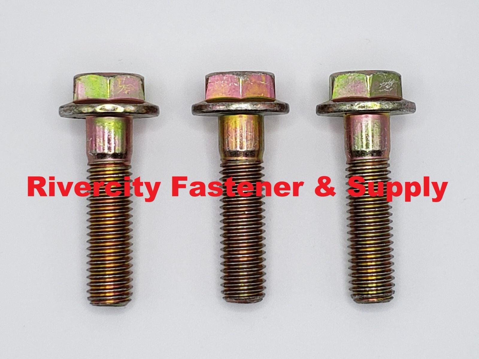 (10) M10-1.5×40 Metric Hex Flange Bolts 10mm x 40mm Screws M10x1.5×40 M10x40 ZY