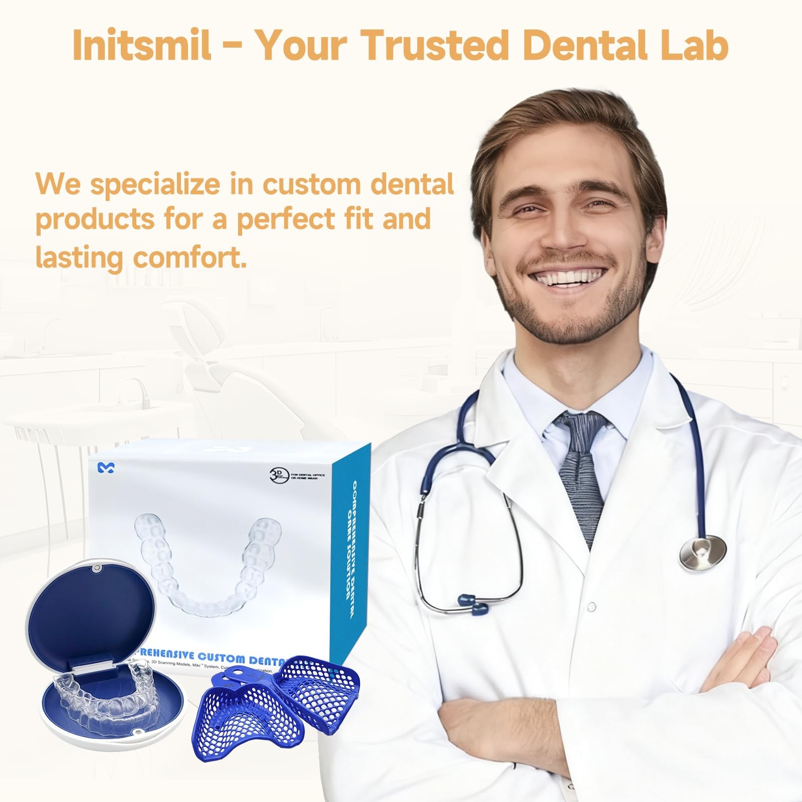 Custom Clear Retainers – Invisible Teeth Retainer for Adults & Teens – Comfor…