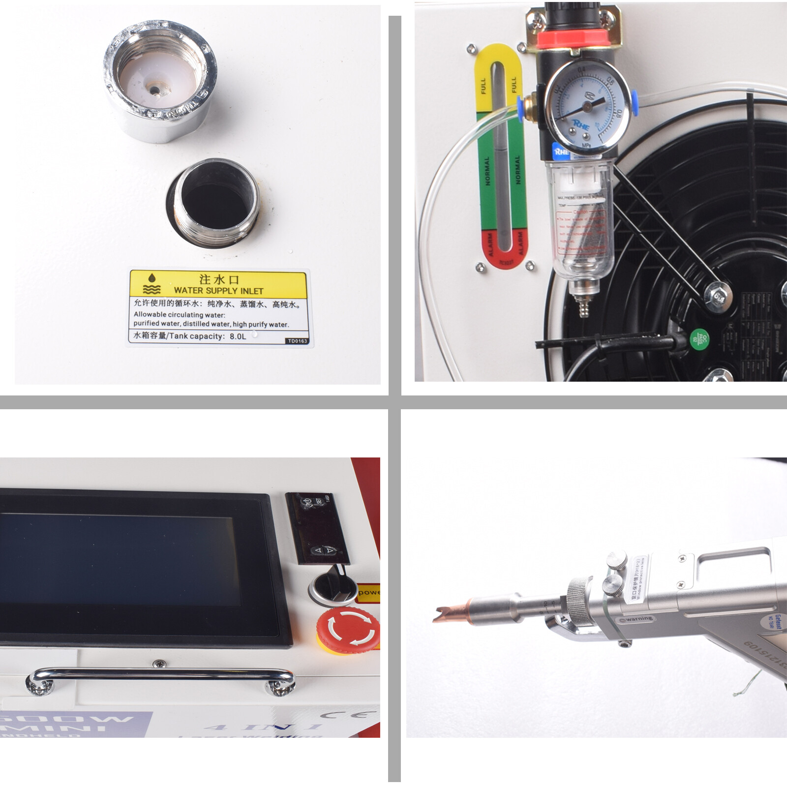 BWT 2000W 4 IN 1 CW Handheld Laser Welder Metal Aluminum Welding Machine CE FDA