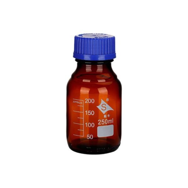 Sample Bottle Lab Supply 100ml-5000ml Amber Borosilicate Reagent GL45 Cap