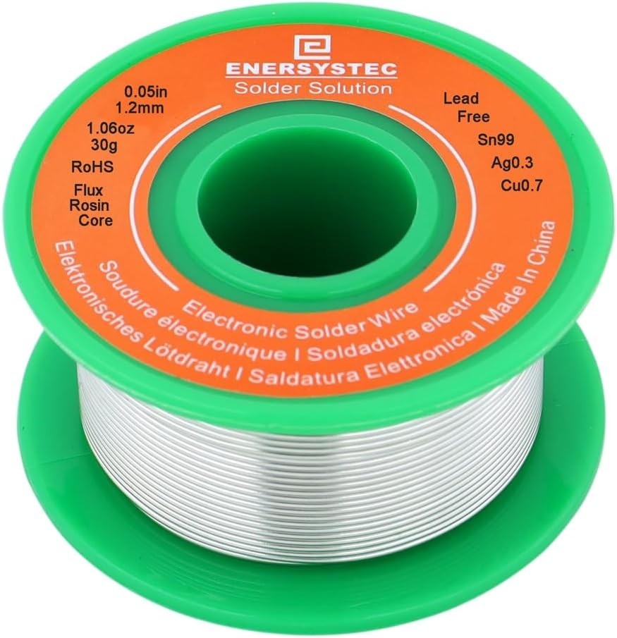 Solder Wire Lead Free Rosin Core Flux 0.8Mm Electric Solder Fine Sn99 Ag0.3 Cu0.