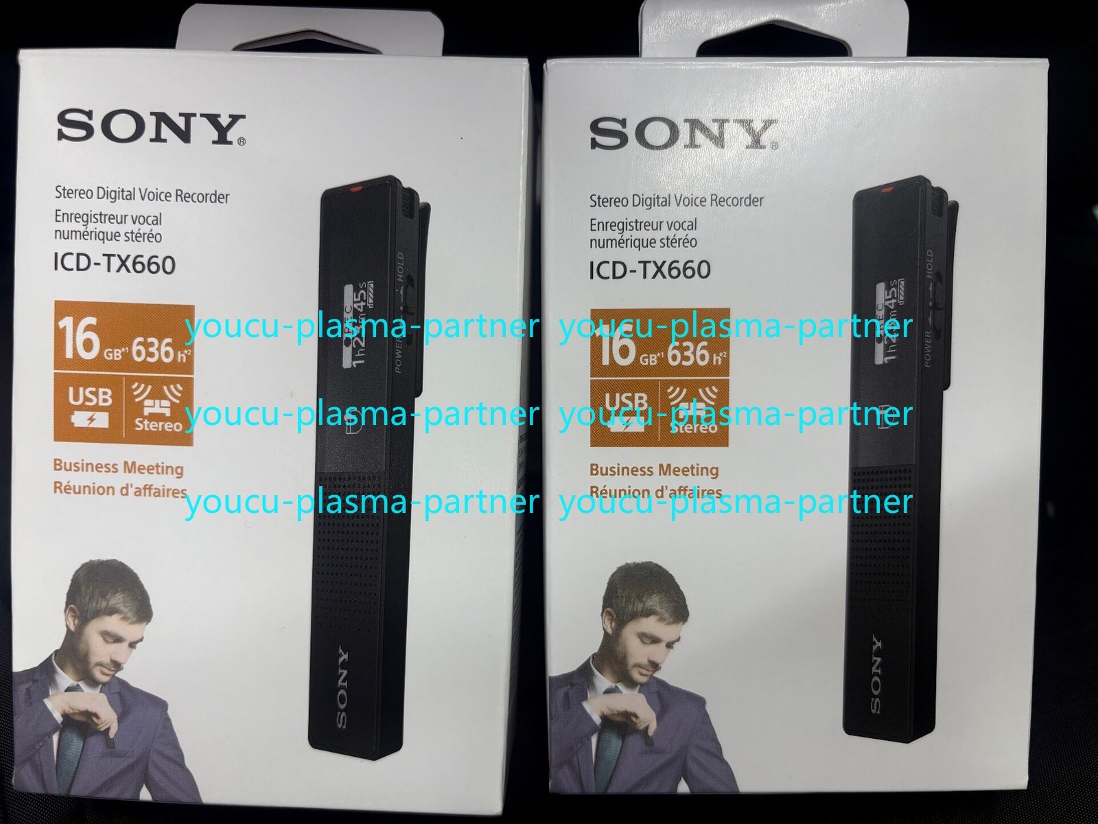 Sony ICDSony ICD-TX660 16GB Ultra-Slim Digital Voice Recorder – USB-C NEW！