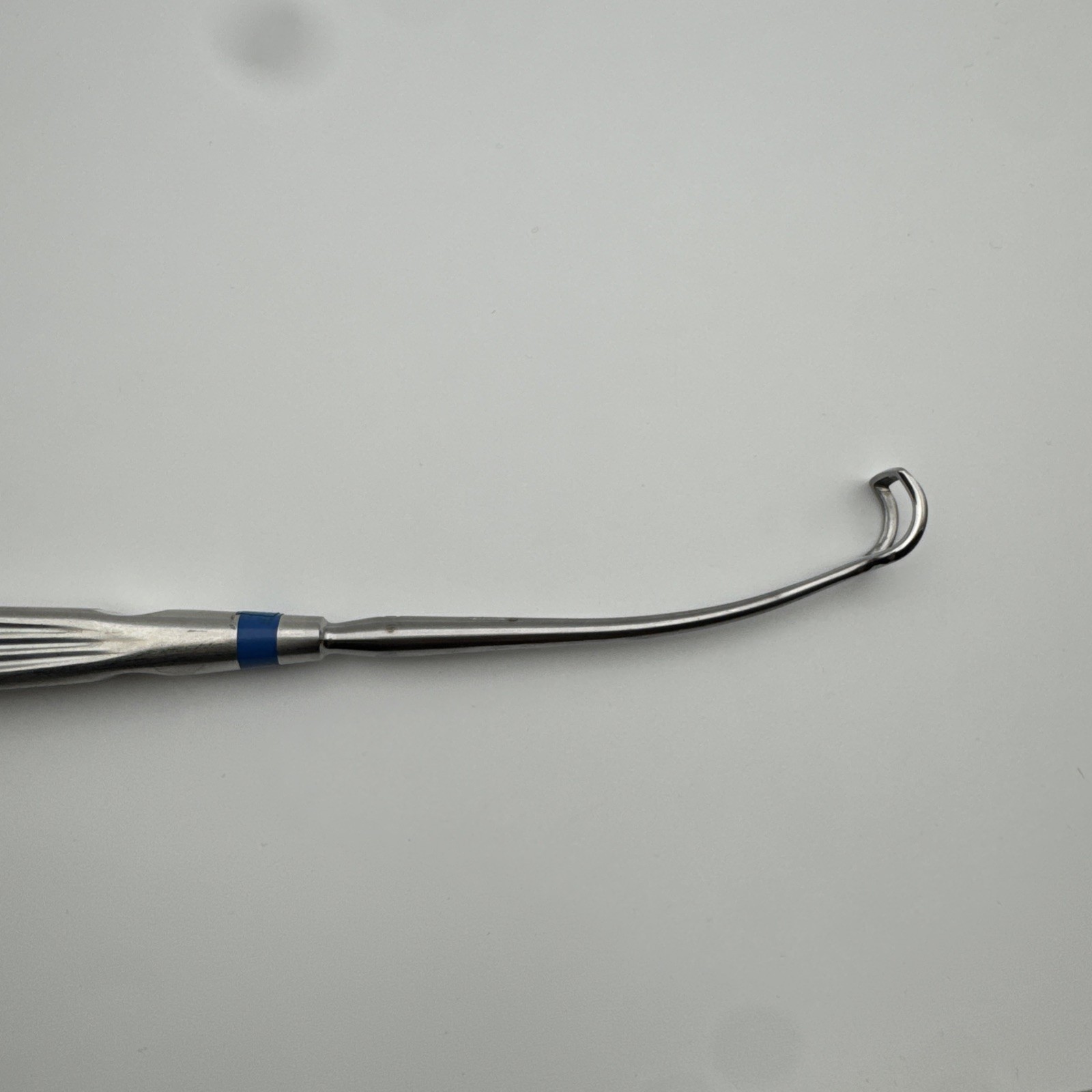 Storz N6010 Barnhill adenoid curette, size #0, reverse curved, 8.5»