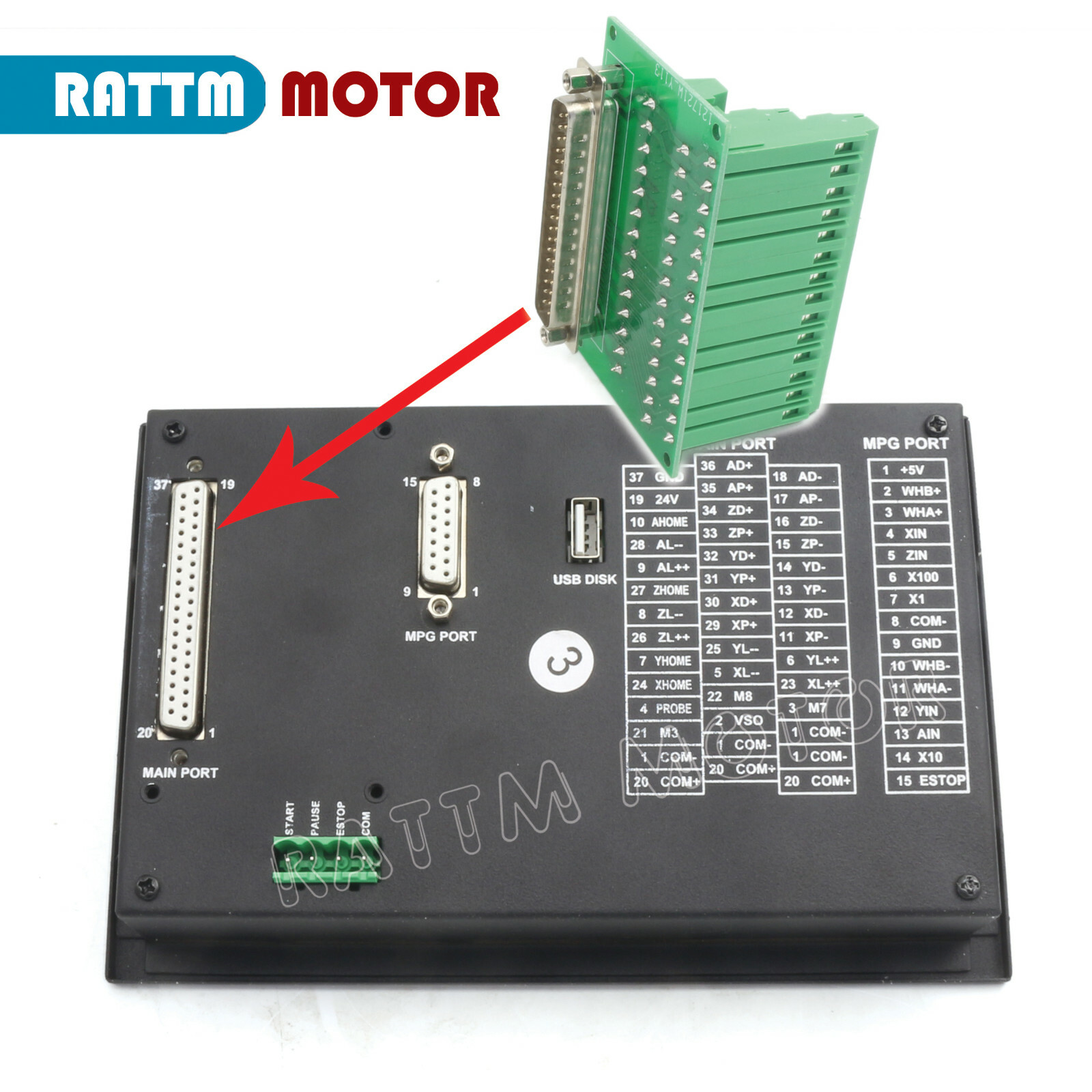 4 Axis 500KHz Offline Motion Controller System DDCSV3.1 For CNC Router Machine
