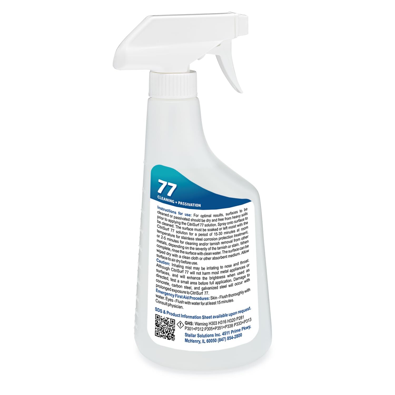CitriSurf 77 Stainless Steel Passivation Cleaner 22 oz Commercial Grade