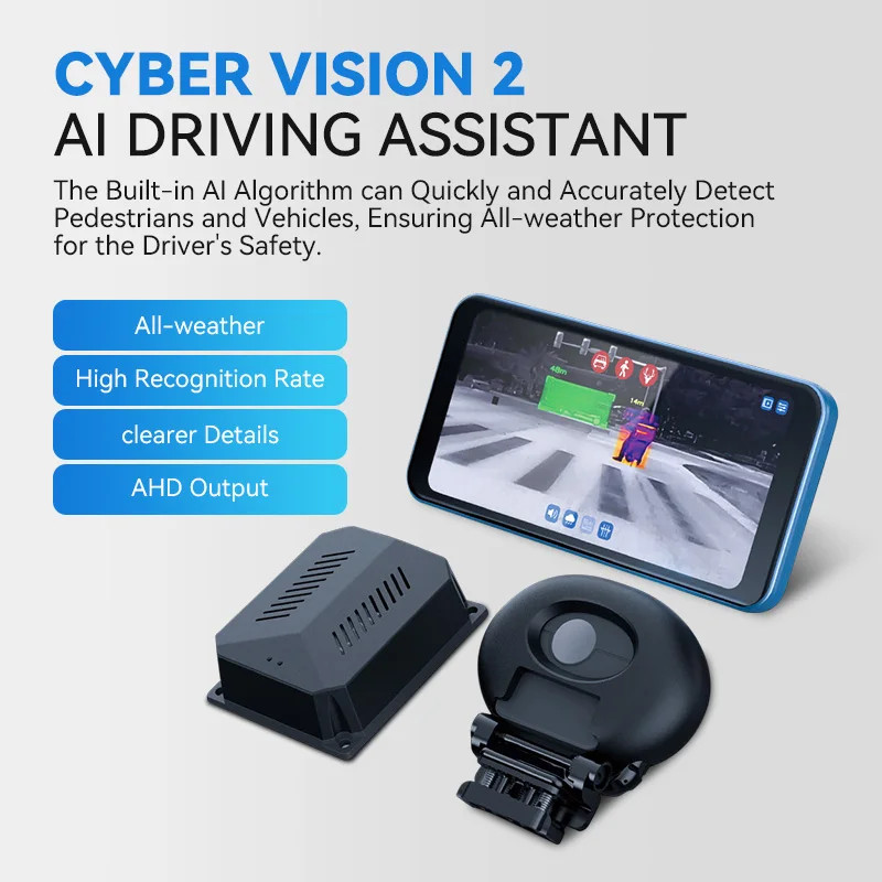 Thermal Imaging Dash Cam 256×192 Night Vision Camera for Cars, Driving Recorder