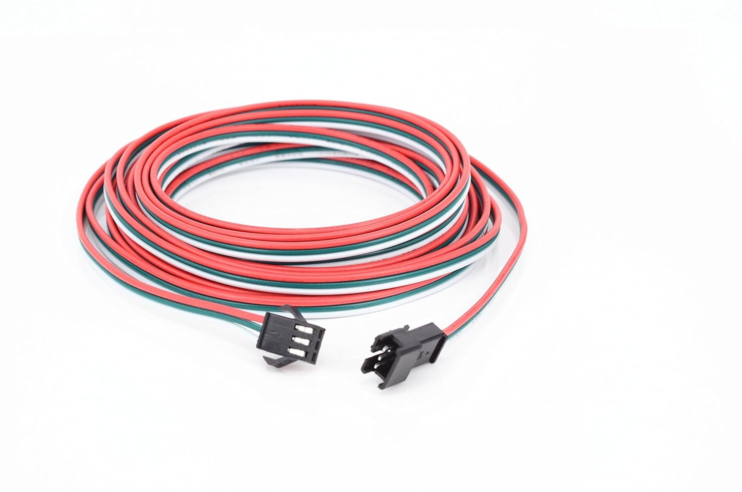 4 Pcs/Pack 2M 6.56Ft 3 Pin JST SM Male Female Plug LED Connector Cable for WS281
