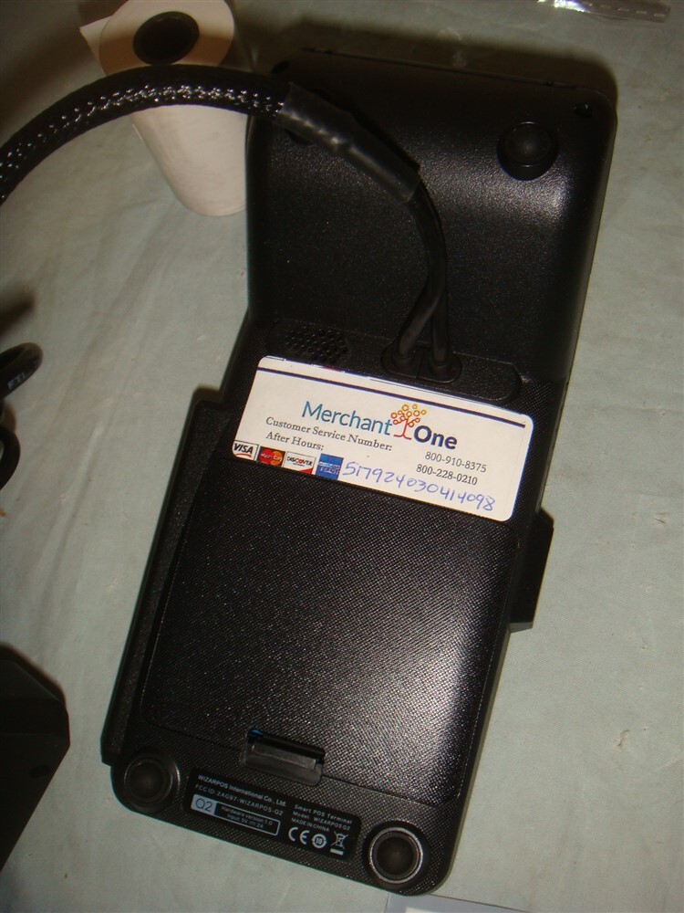 DEJAVOO WIZARPOS Q2 POS TERMINAL POINT OF SALE CREDIT CARD READER