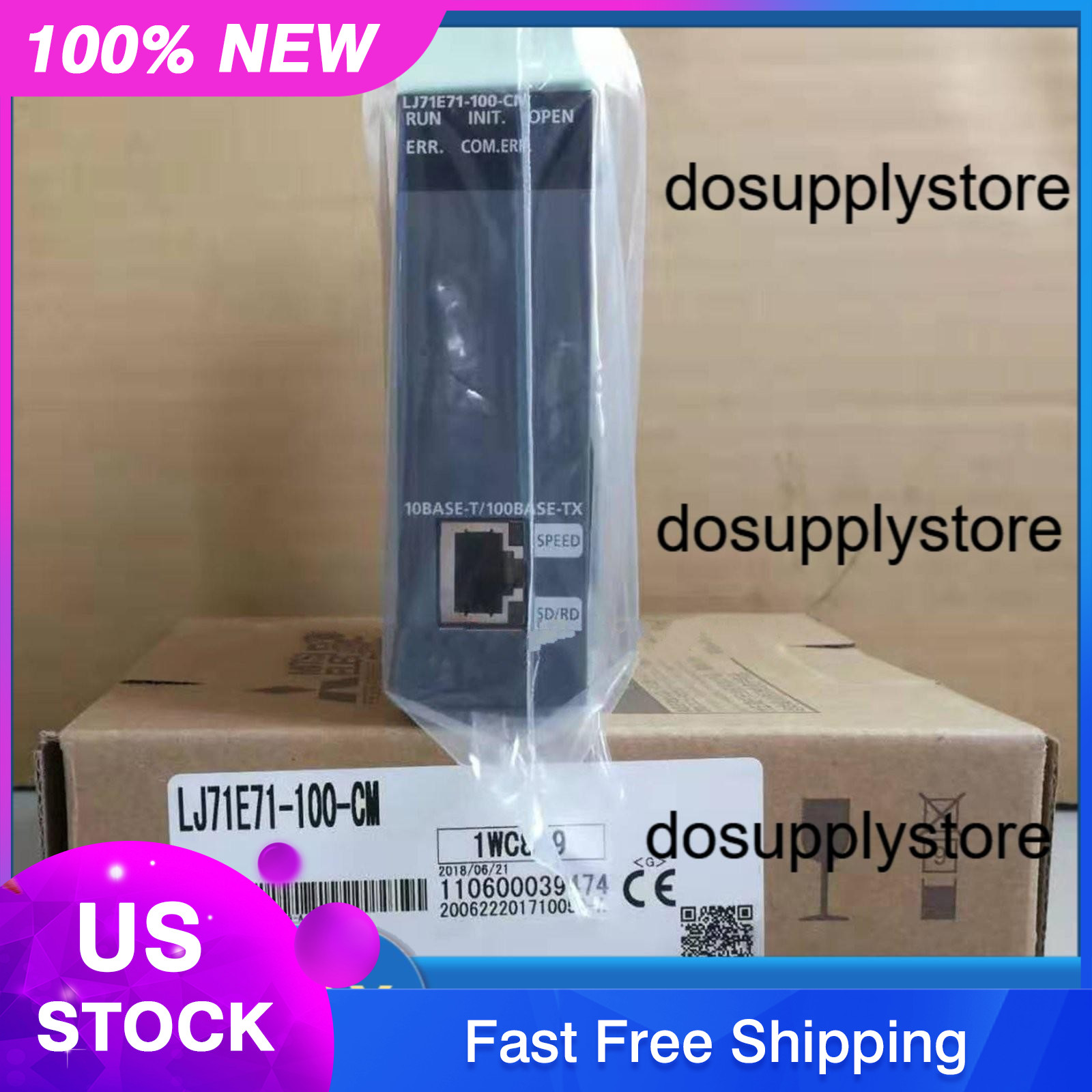 1PC New Mitsubishi LJ71E71-100-CM PLC Module In Box#XR