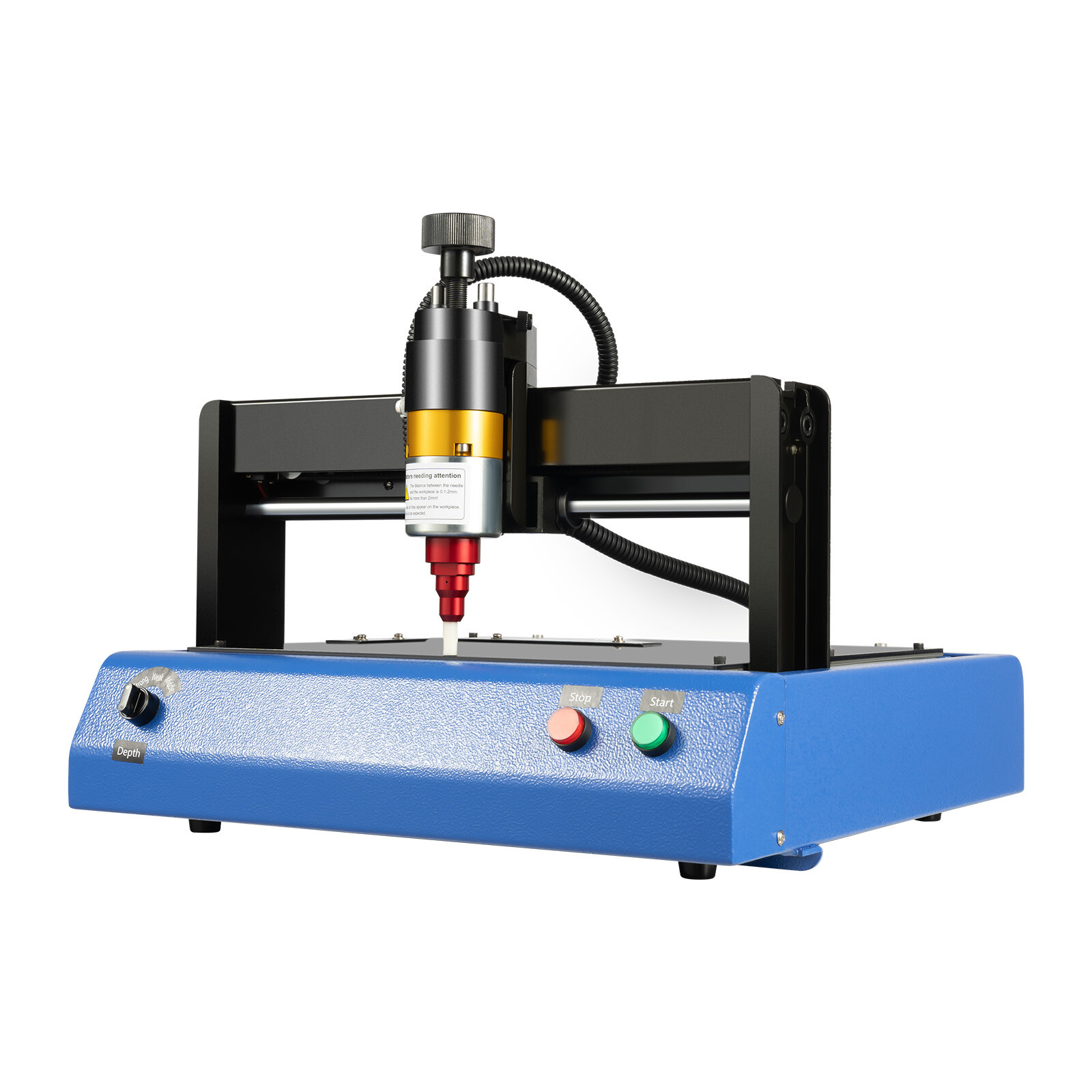 110V Electric Metal Marking Machine Dot Peen 200x150mm for Number Letter Label
